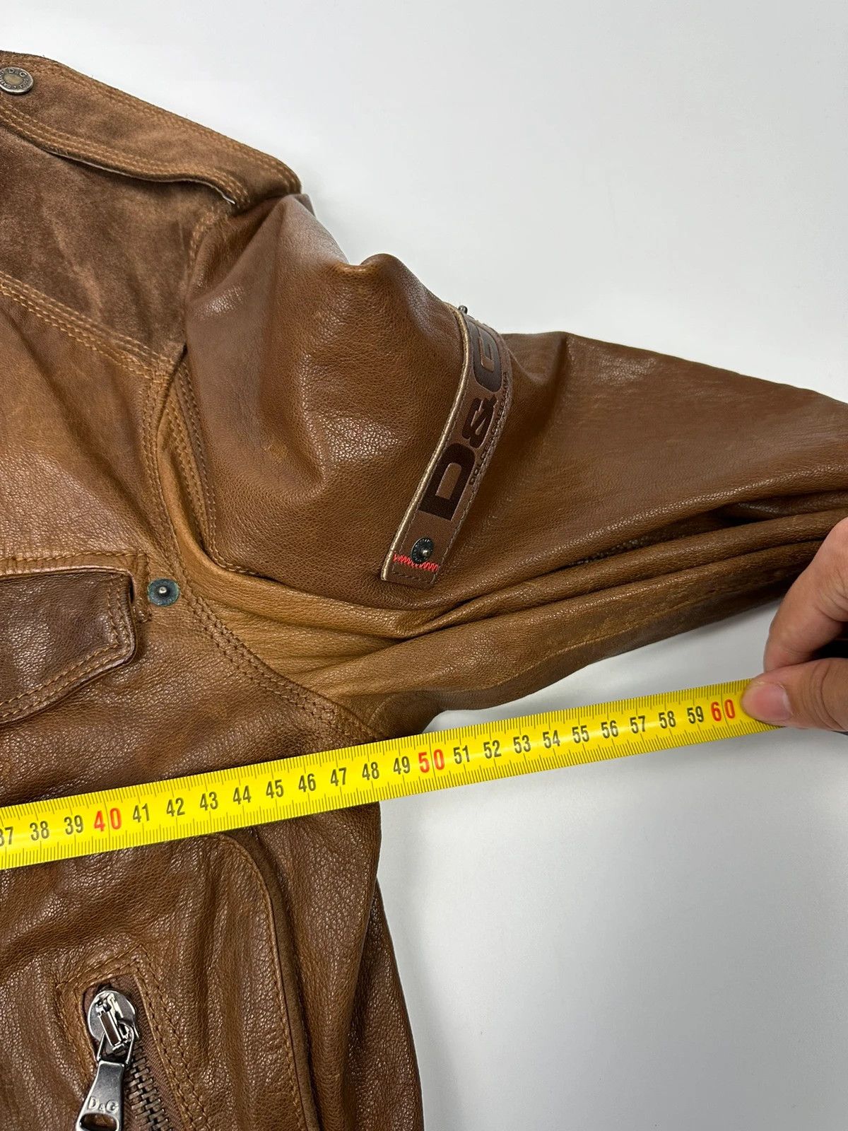 Dolce & Gabbana Dolce & Gabbana Leather Suede Brown Flight Bomber Jacket Size US M / EU 48-50 / 2 - 12 Thumbnail