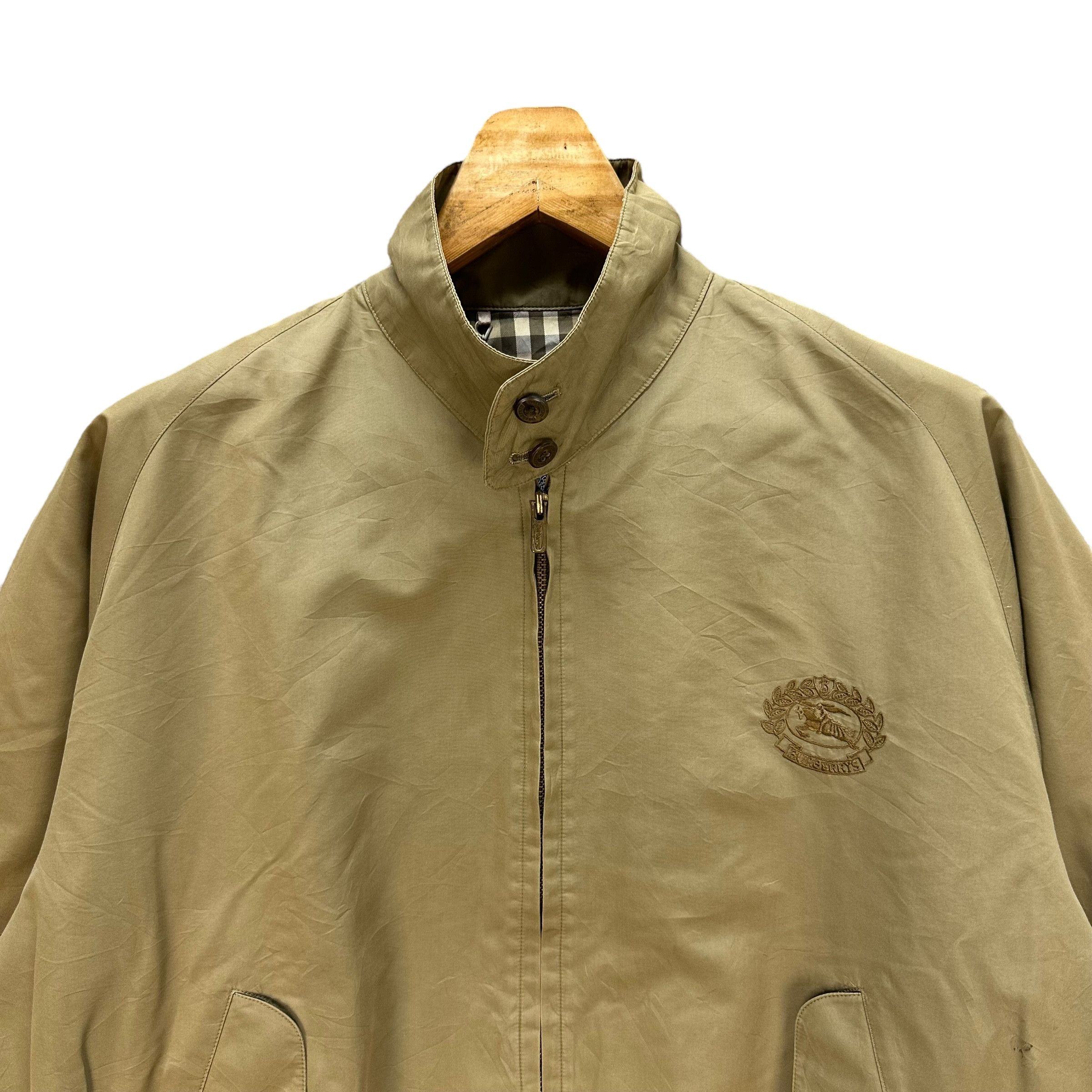 Burberry Vintage BURBERRYS Nova Check Lined Bomber Jacket #A52-1219 Size US L / EU 52-54 / 3 - 3 Thumbnail