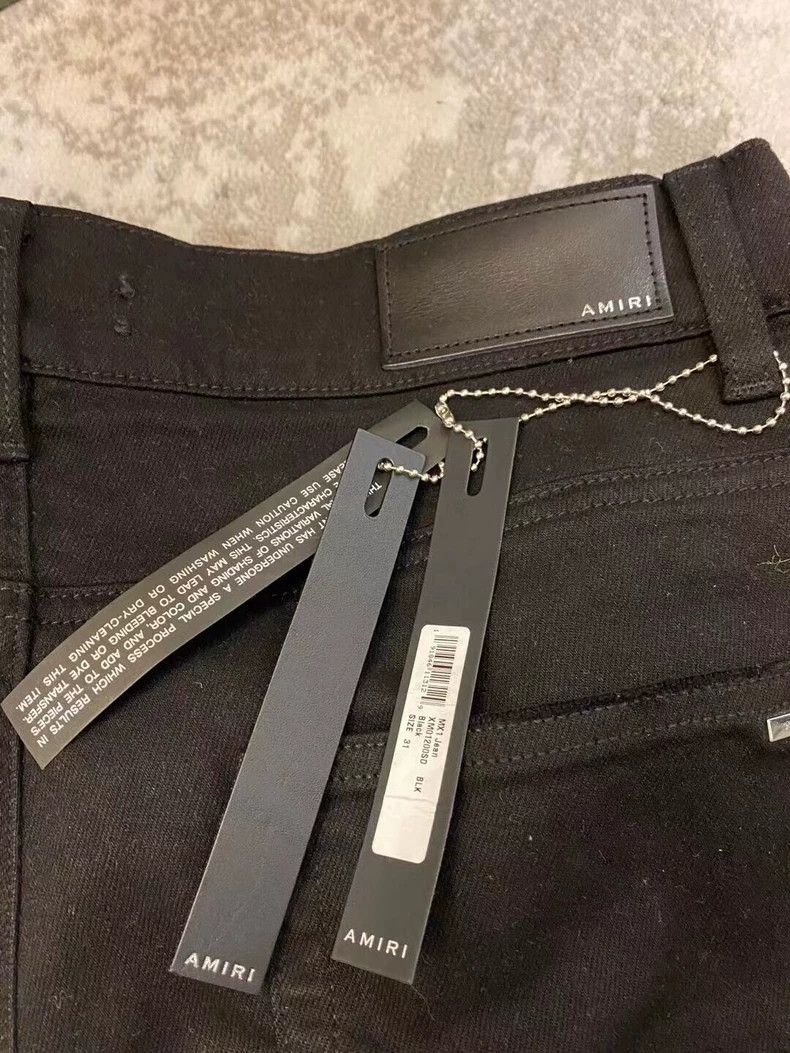 Amiri Amiri pure black mx1 denim pants Size US 31 - 7 Thumbnail