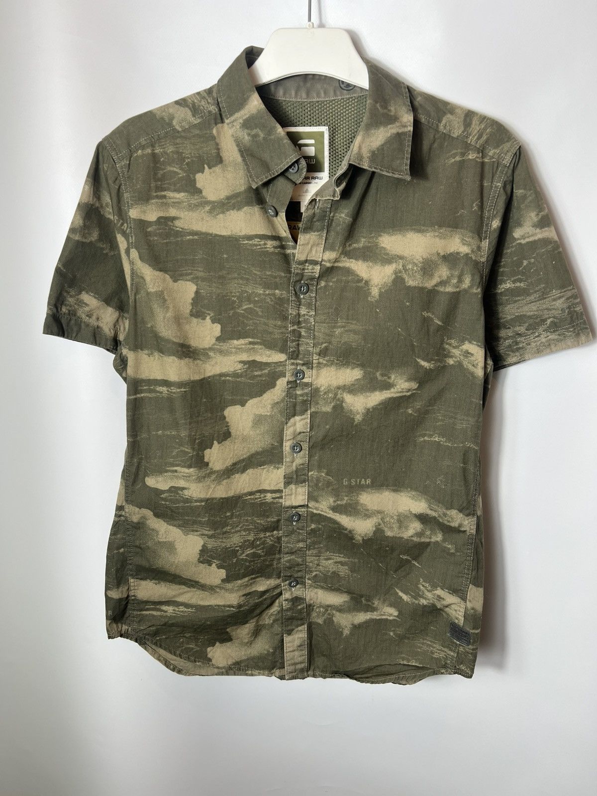 G-Star Vintage streetwear G Star Raw Cargo Line Camouflage shirt Size US M / EU 48-50 / 2 - 1 Thumbnail