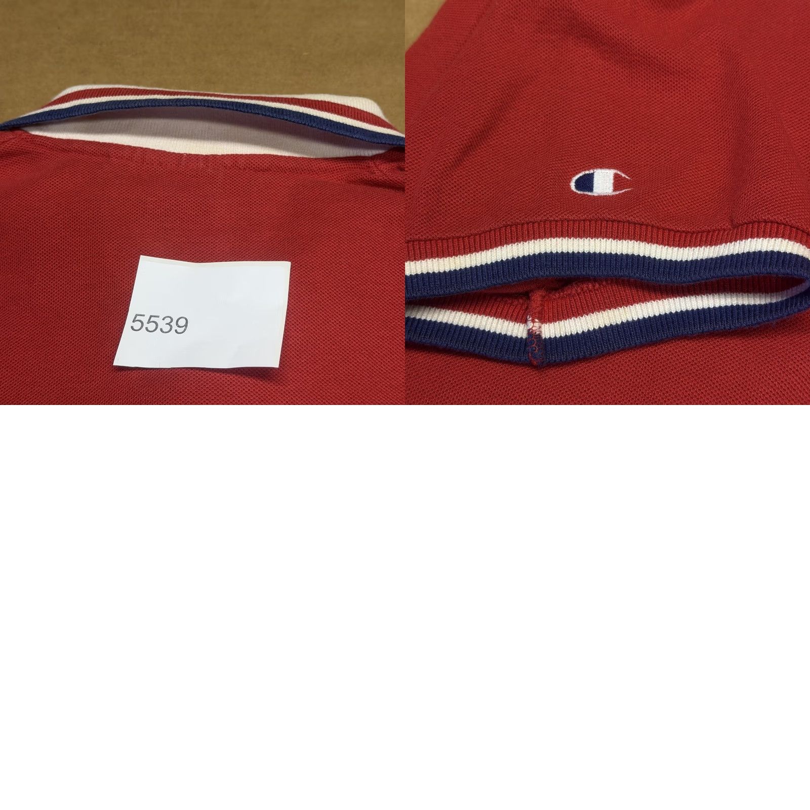 Champion VINTAGE Champion Polo Shirt Mens Large Red Embroidered USA Pan American Team 90s Size US L / EU 52-54 / 3 - 10 Thumbnail