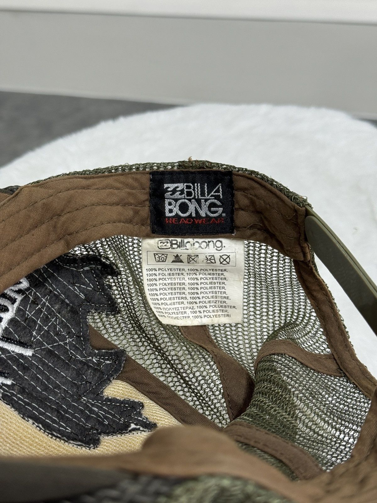 Billabong Khaki billabong cap affliction style y2k vintage with mesh Size ONE SIZE - 4 Thumbnail