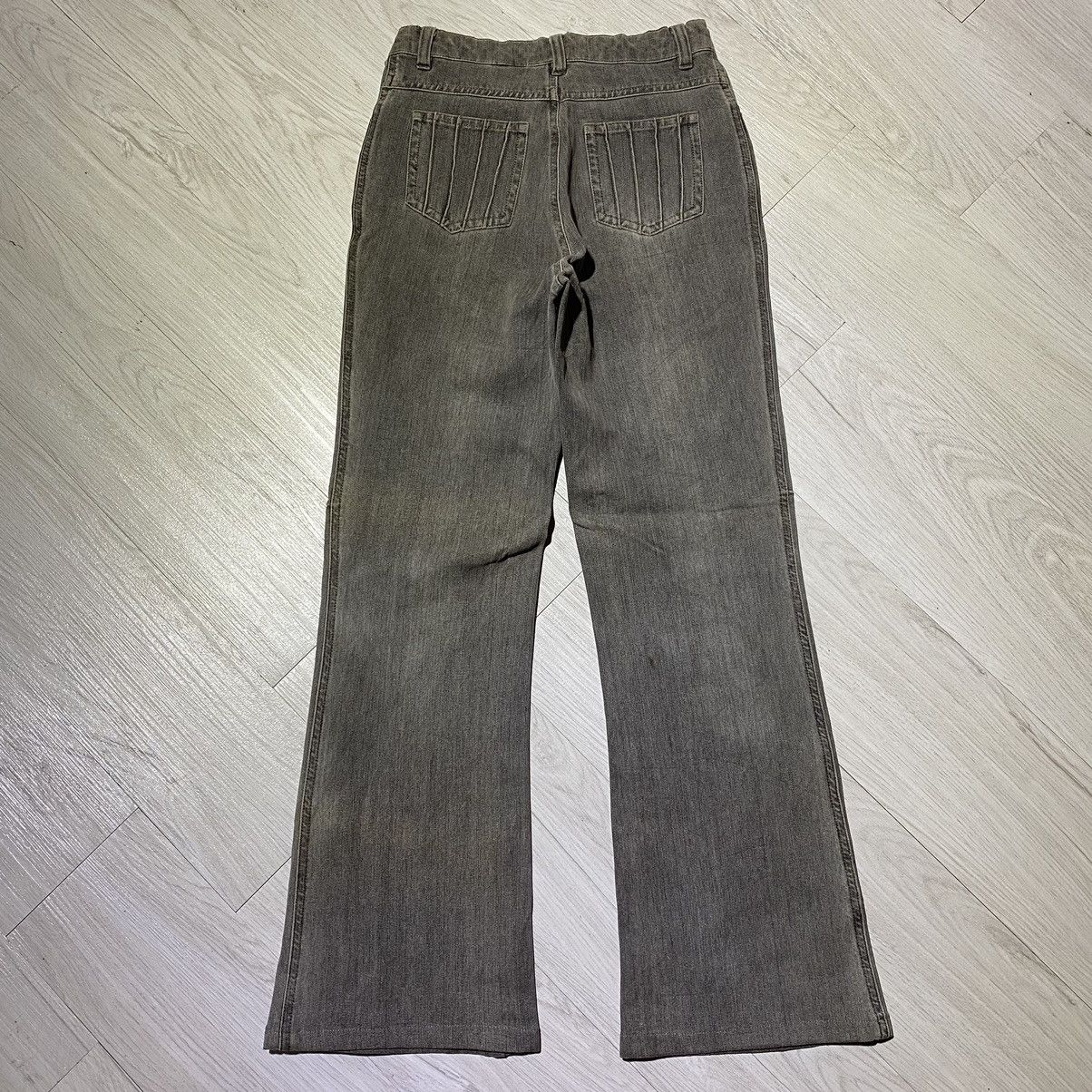 If Six Was Nine × Le Grande Bleu (L.G.B.) Fontana Grande Vertical Hagi Flared Pants Size 27" / US 4 / IT 40 - 2 Thumbnail