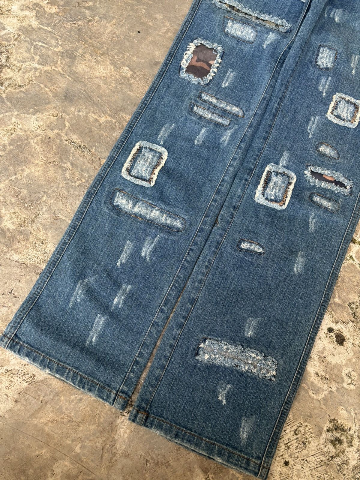 Hysteric Glamour × Japanese Brand Distressed Denim Japanese Luxury Style Jeans Size US 30 / EU 46 - 5 Thumbnail