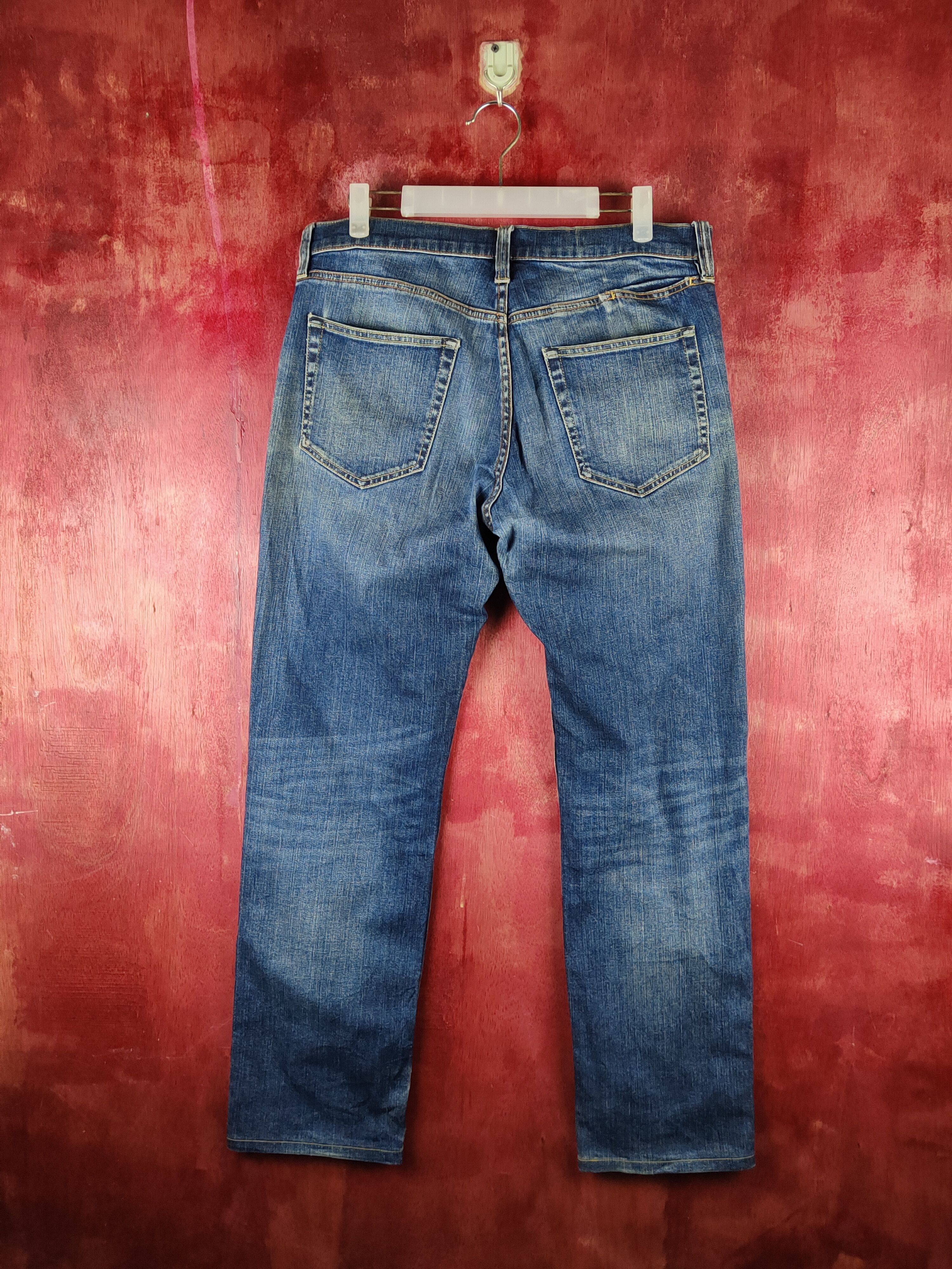 Japanese Brand Japanese Brand Blue Distressed Ripped Jeans #S2335 Size US 32 / EU 48 - 7 Thumbnail