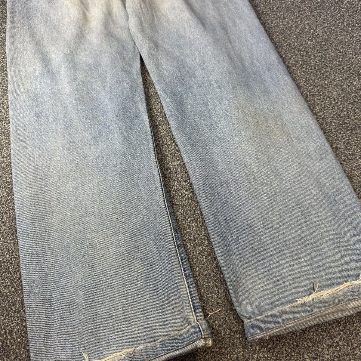 Japanese Brand Vintage Japanese Edwin 505xx Selvedge Thrashed Faded Jean Size US 34 / EU 50 - 10 Thumbnail