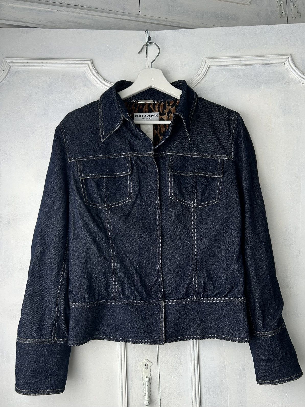 Dolce & Gabbana Dolce & Gabbana Denim Jacket Size S / US 4 / IT 40 - 1 Thumbnail
