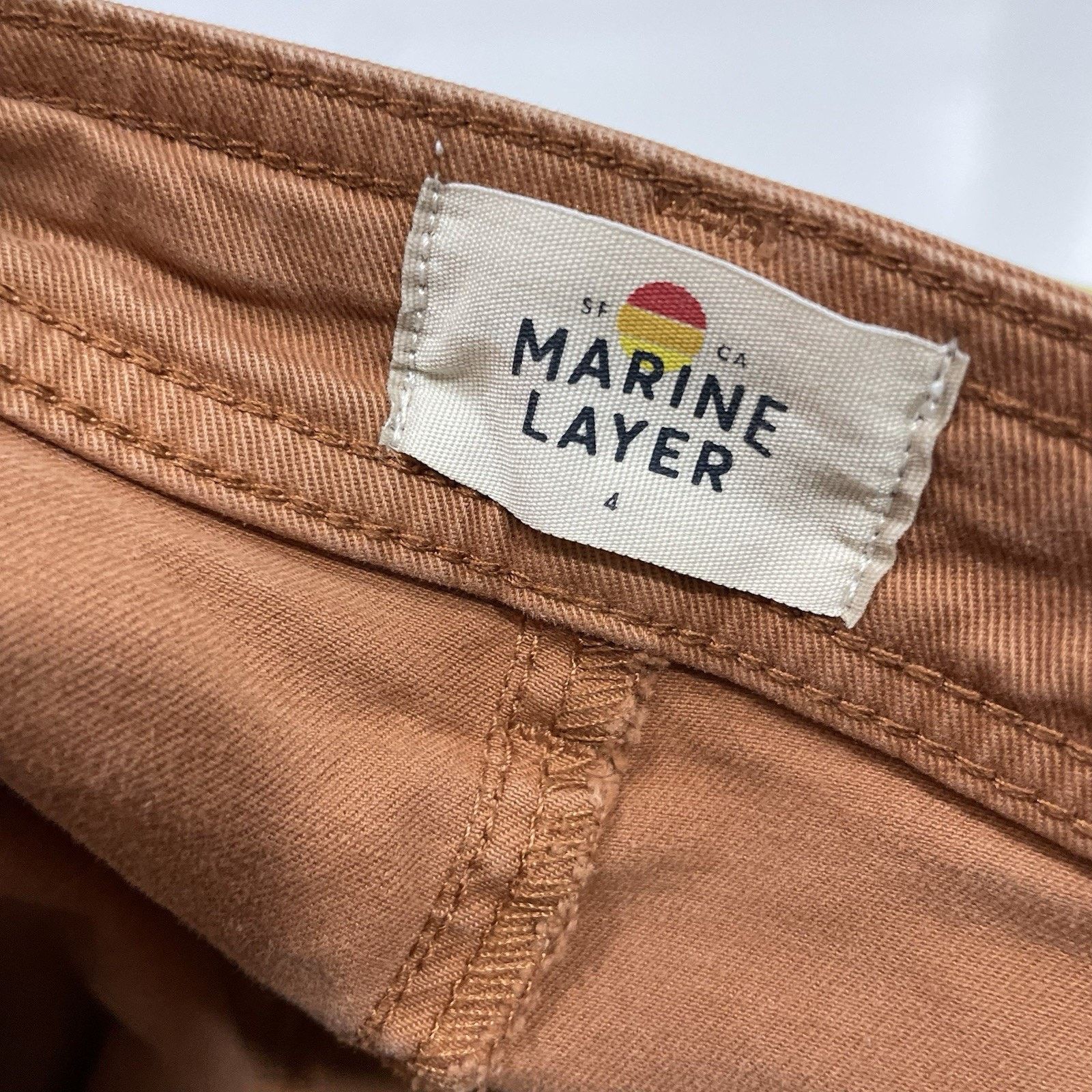 Marine Layer Marine Layer Pants Women's Size 4 (25”) Brown Bridget Wide Size 27" / US 4 / IT 40 - 6 Thumbnail