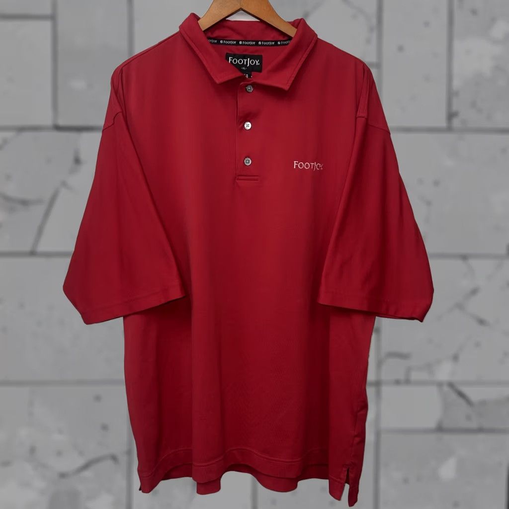 Footjoy FootJoy Polo Shirt Mens XL Red Size US XL / EU 56 / 4 - 1 Thumbnail