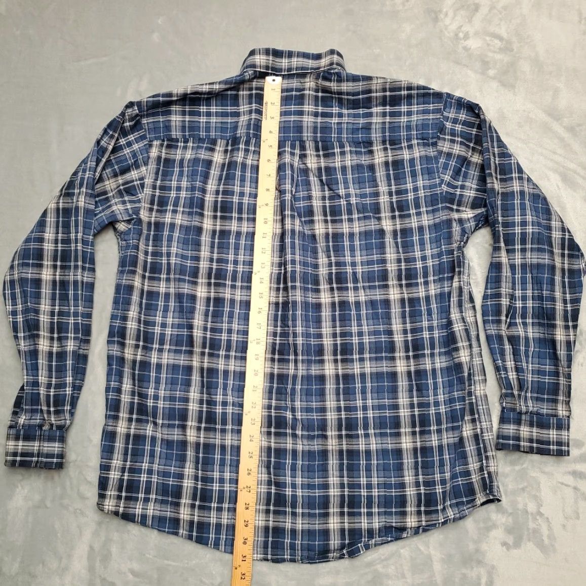Vintage VINTAGE Cinch Shirt Mens Large Blue Plaid Long Sleeve Button Western Cowboy Ranch Casual Size US L / EU 52-54 / 3 - 6 Thumbnail