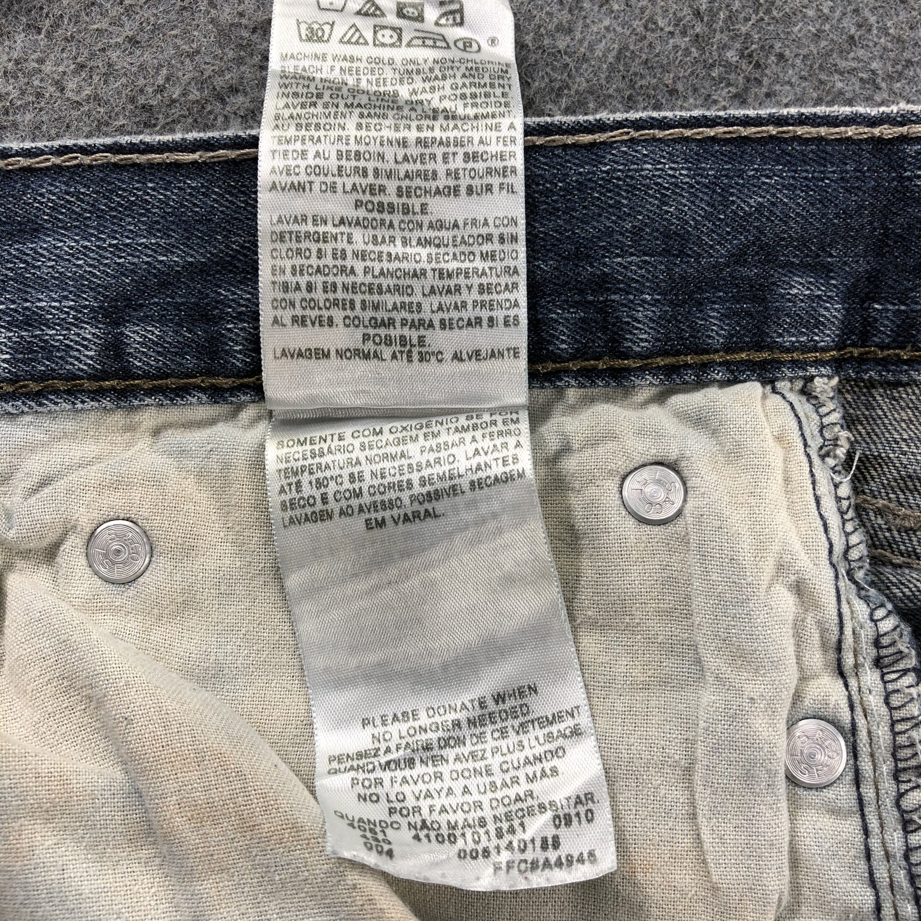 Levi's Vintage Faded Black Levis 514 Jeans-J2613 Size US 32 / EU 48 - 18 Thumbnail