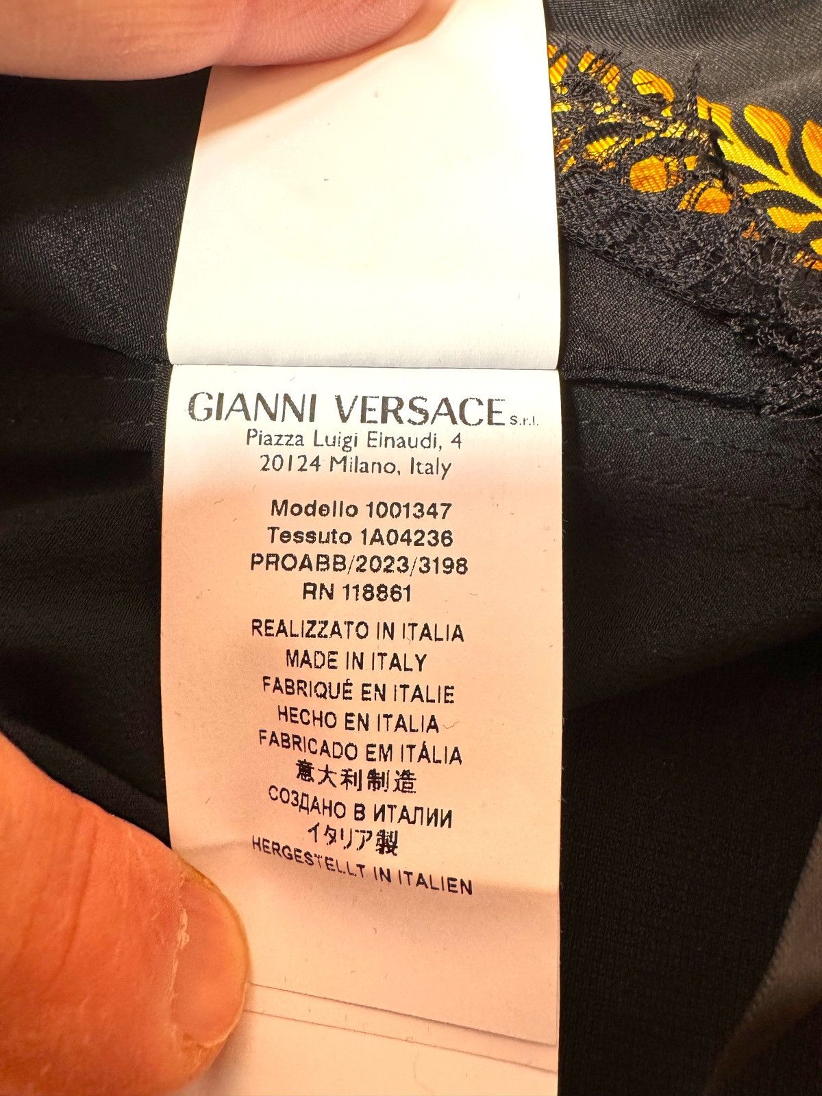 Versace Versace Baroque Silk Lace Bralette Top Size M / US 6-8 / IT 42-44 - 5 Thumbnail