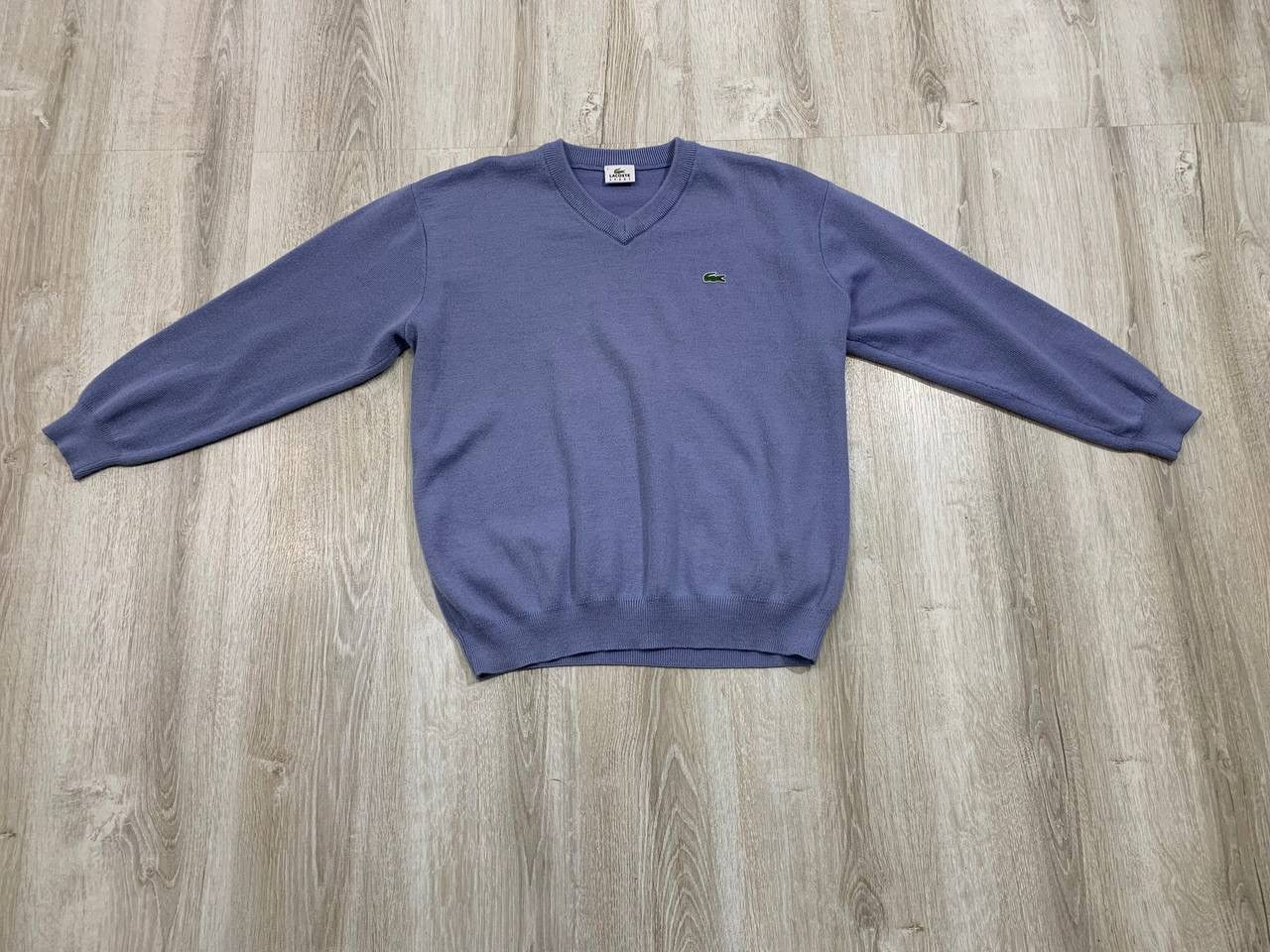 Lacoste × Vintage Mens vintage sweater Lacoste Size 7 Size US L / EU 52-54 / 3 - 1 Thumbnail