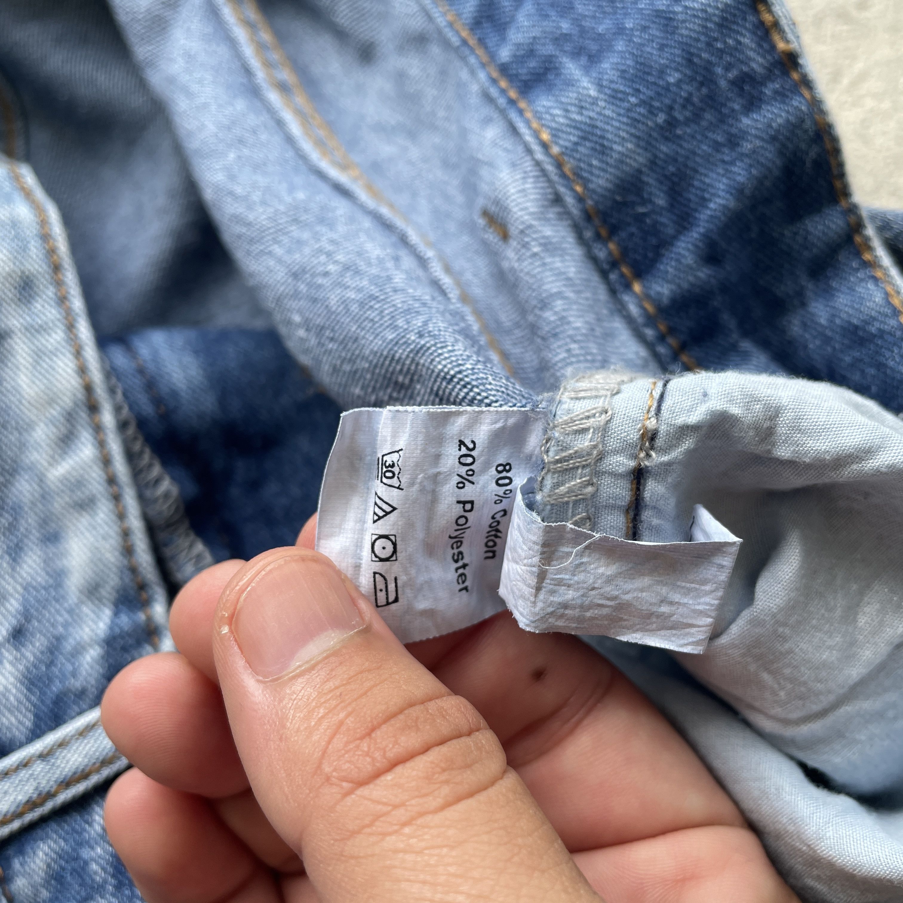 Japanese Brand × Shein Vintage Shein Japan Distressed Splash Painters Jeans Pants Size US 38 / EU 54 - 10 Thumbnail