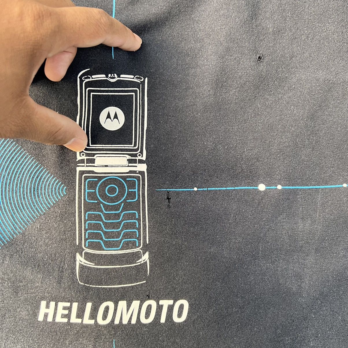 Motorola × Uniqlo × Vintage VINTAGE MOTOROLA HELLOMOTO Size US L / EU 52-54 / 3 - 11 Thumbnail