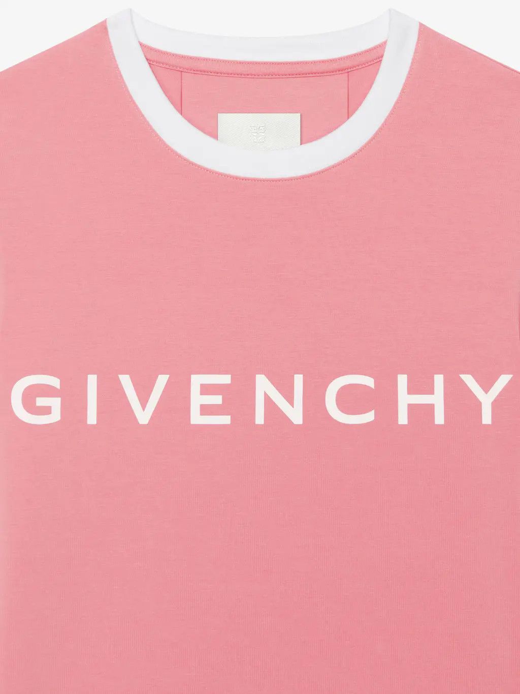 Givenchy o1w1db10825 Ringer T Shirt in Pink Size M / US 6-8 / IT 42-44 - 3 Thumbnail