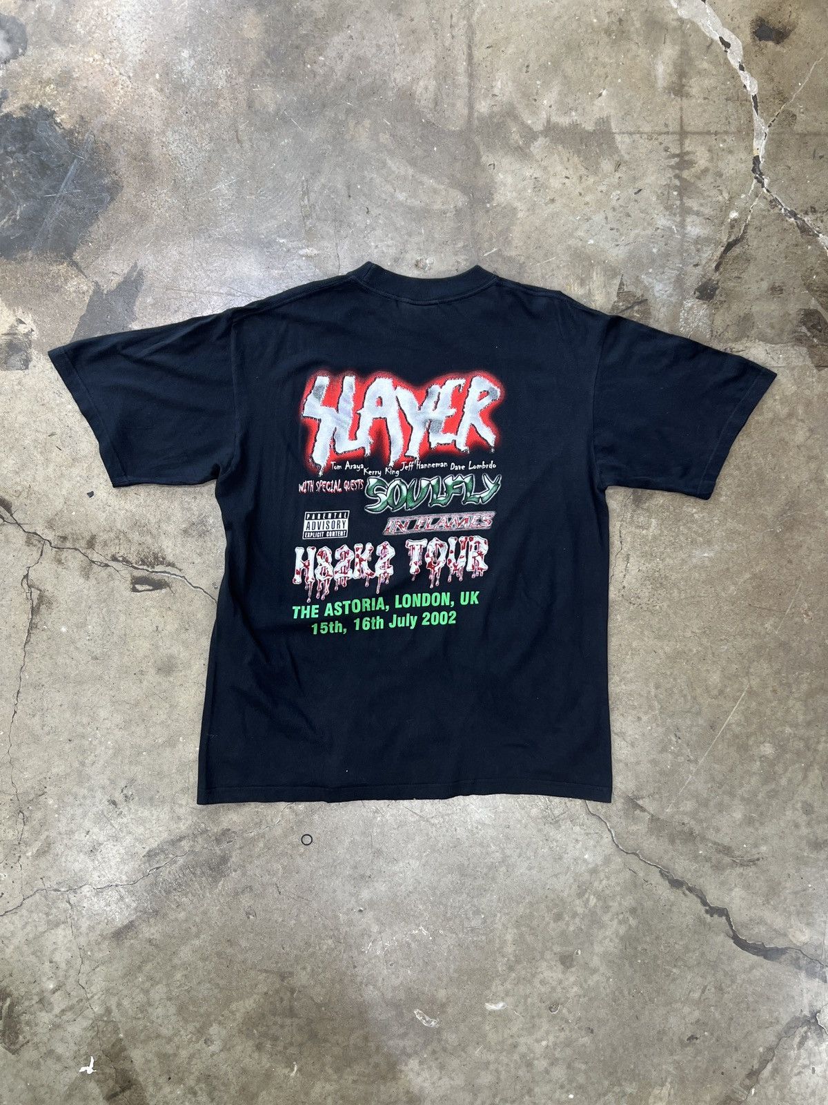 Band Tees Vintage 2002 Slayer God Hates Us All Tee XL Size US XL / EU 56 / 4 - 5 Thumbnail