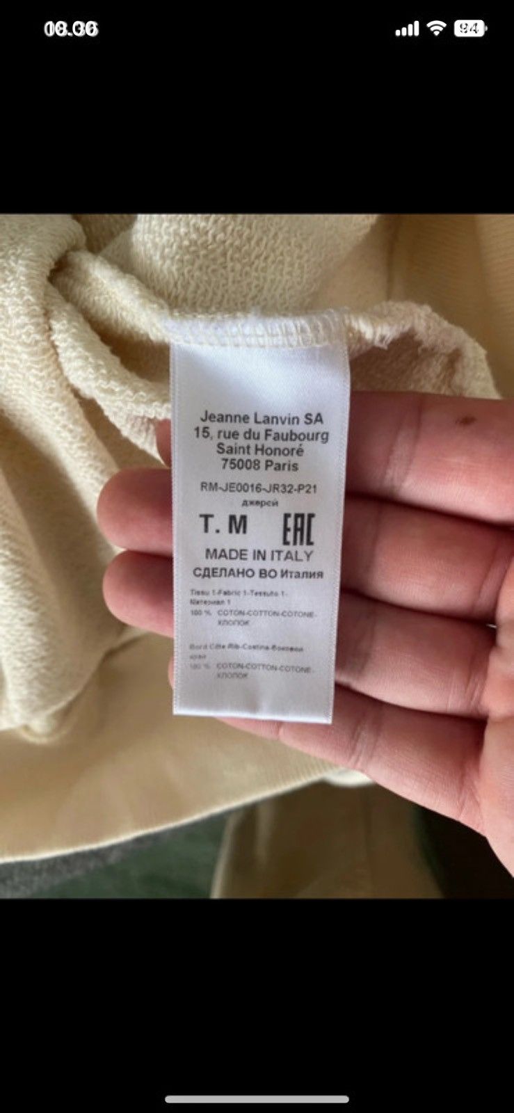 Lanvin Lanvin sweater Size US M / EU 48-50 / 2 - 4 Thumbnail