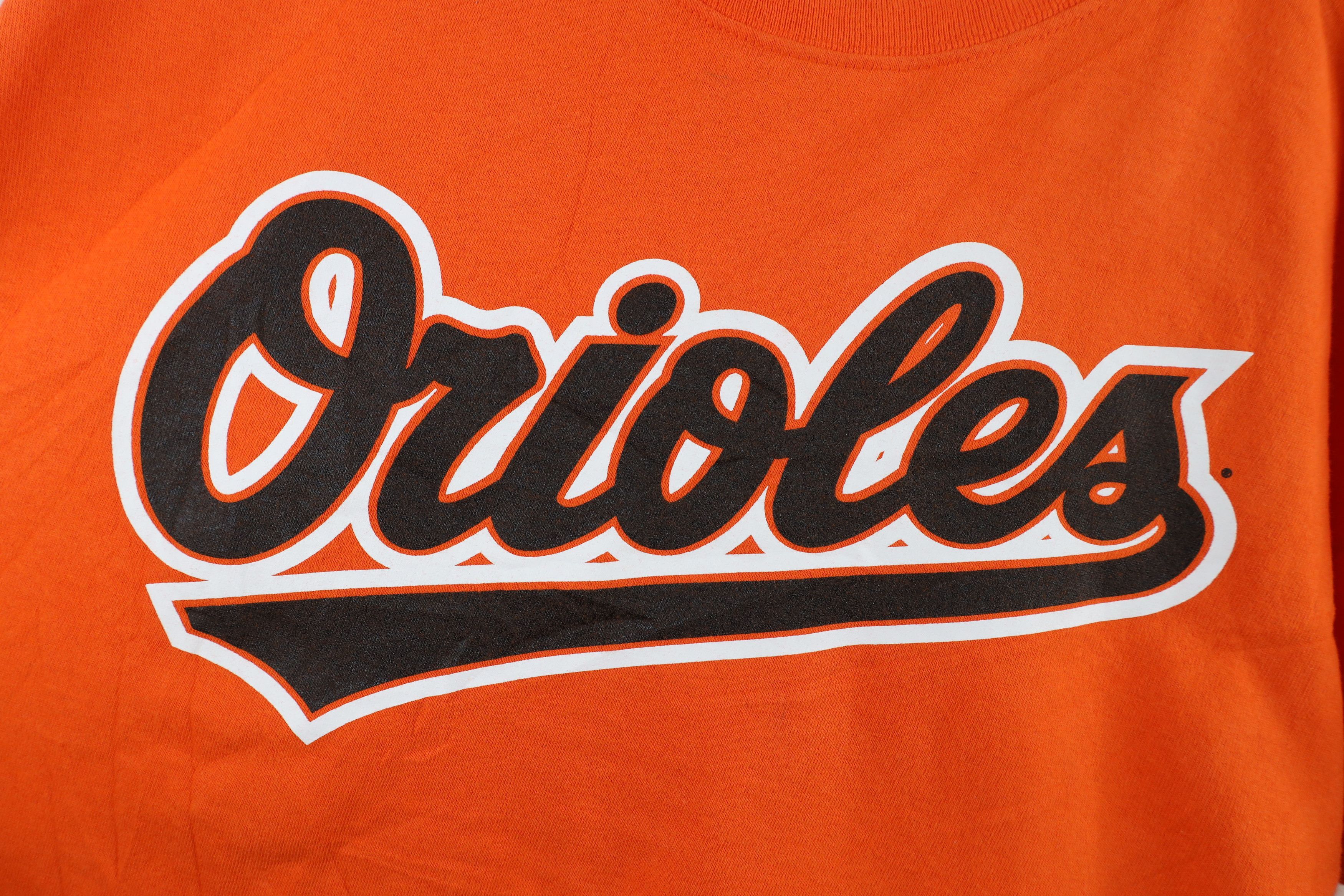 Majestic Vintage Majestic Baltimore Orioles Baseball T-Shirt Orange Size US L / EU 52-54 / 3 - 4 Thumbnail
