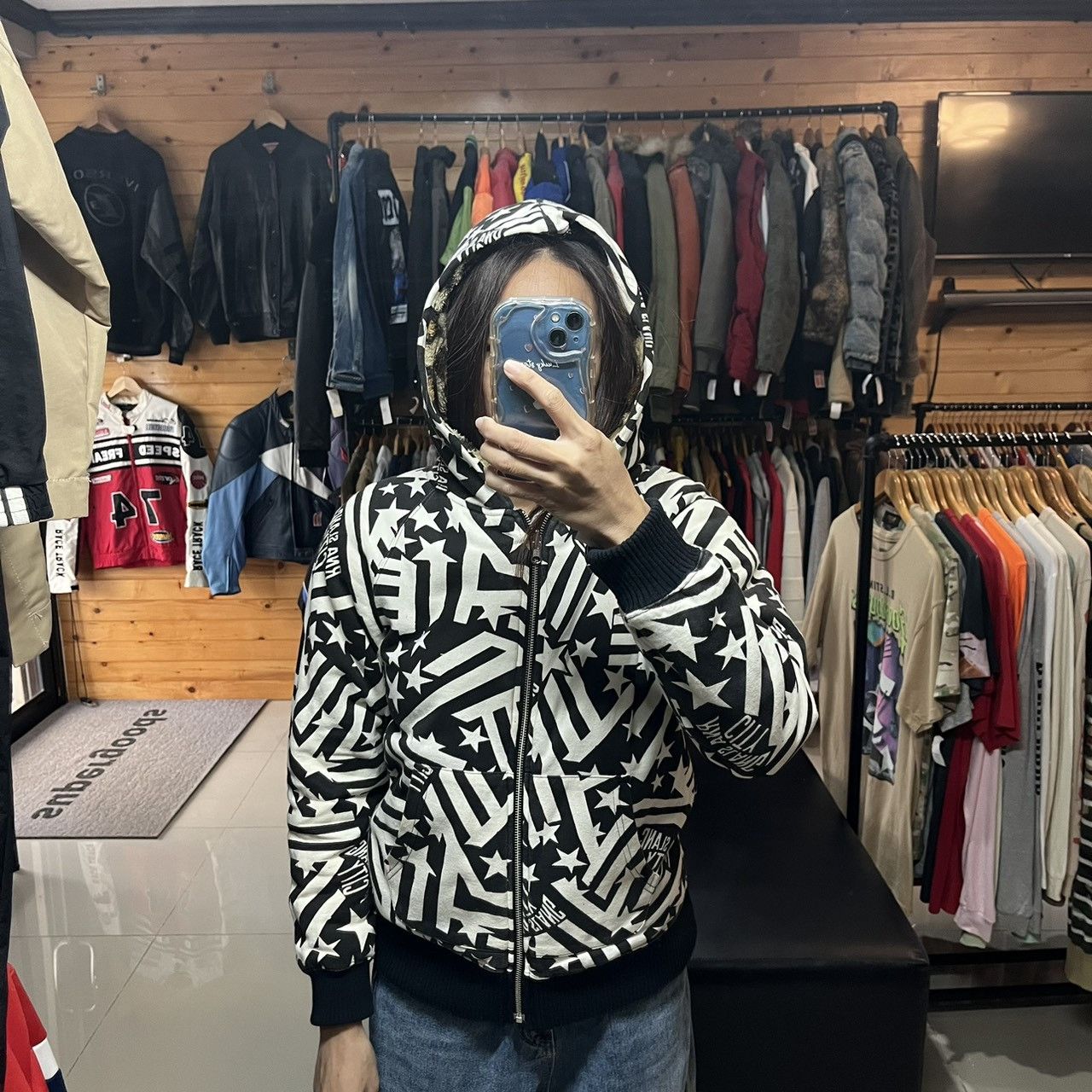 Hysteric Glamour × If Six Was Nine × Le Grande Bleu (L.G.B.) Rna Leopard Riversible Zip Up Hoodie Ifsixwasnine lgb style Size US S / EU 44-46 / 1 - 6 Thumbnail