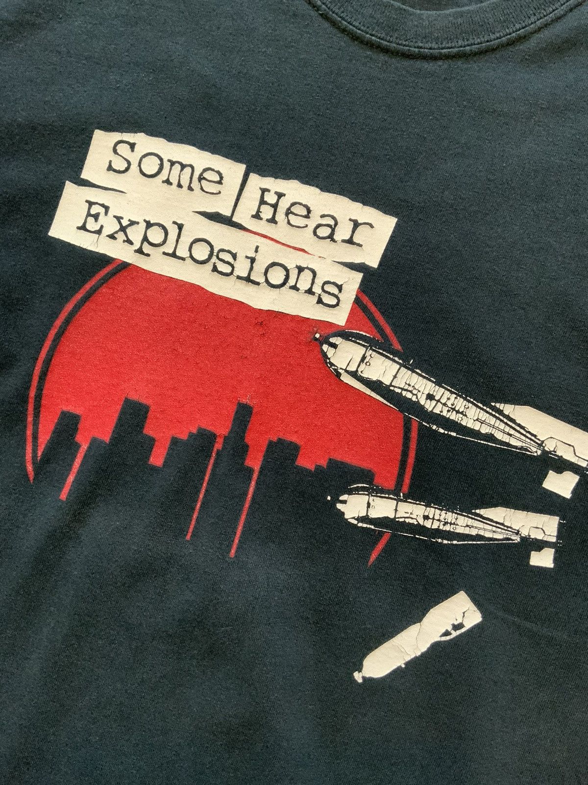 Band Tees Some Hear Explosions Rock Band Graphic Crewneck T-Shirt Size US L / EU 52-54 / 3 - 5 Thumbnail