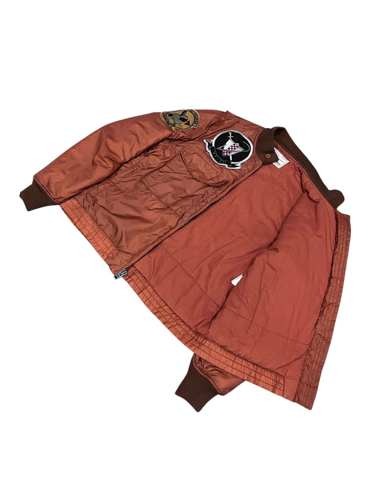 Avirex AVIREX 6th Fleet CV-41 Bomber Jacket Patches Nylon Military Size US M / EU 48-50 / 2 - 9 Thumbnail