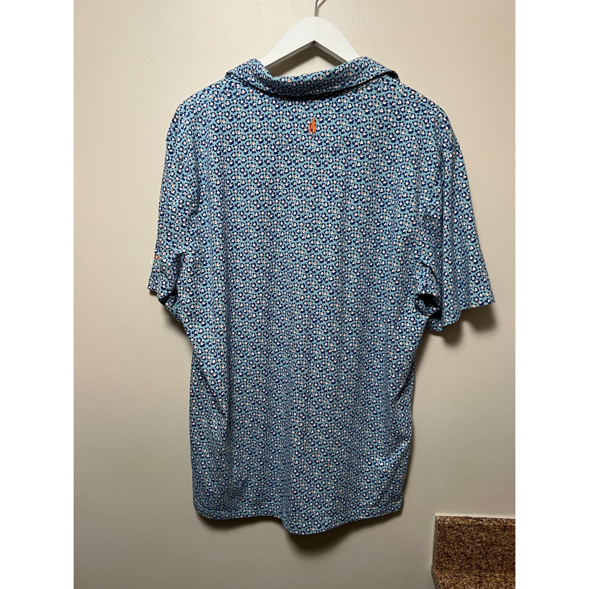 johnnie-O Johnnie-O Floral Polo Shirt - Size L Size US L / EU 52-54 / 3 - 4 Thumbnail