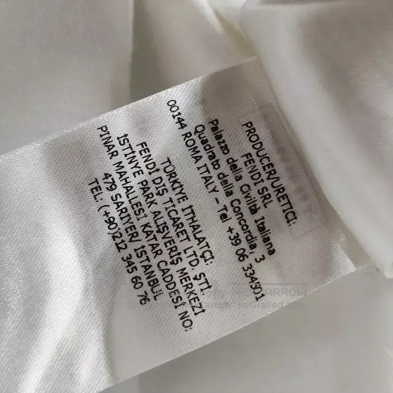 Fendi Fendi White Logo Belt Denim Jacket Size 4XL / US 24-26 - 5 Thumbnail