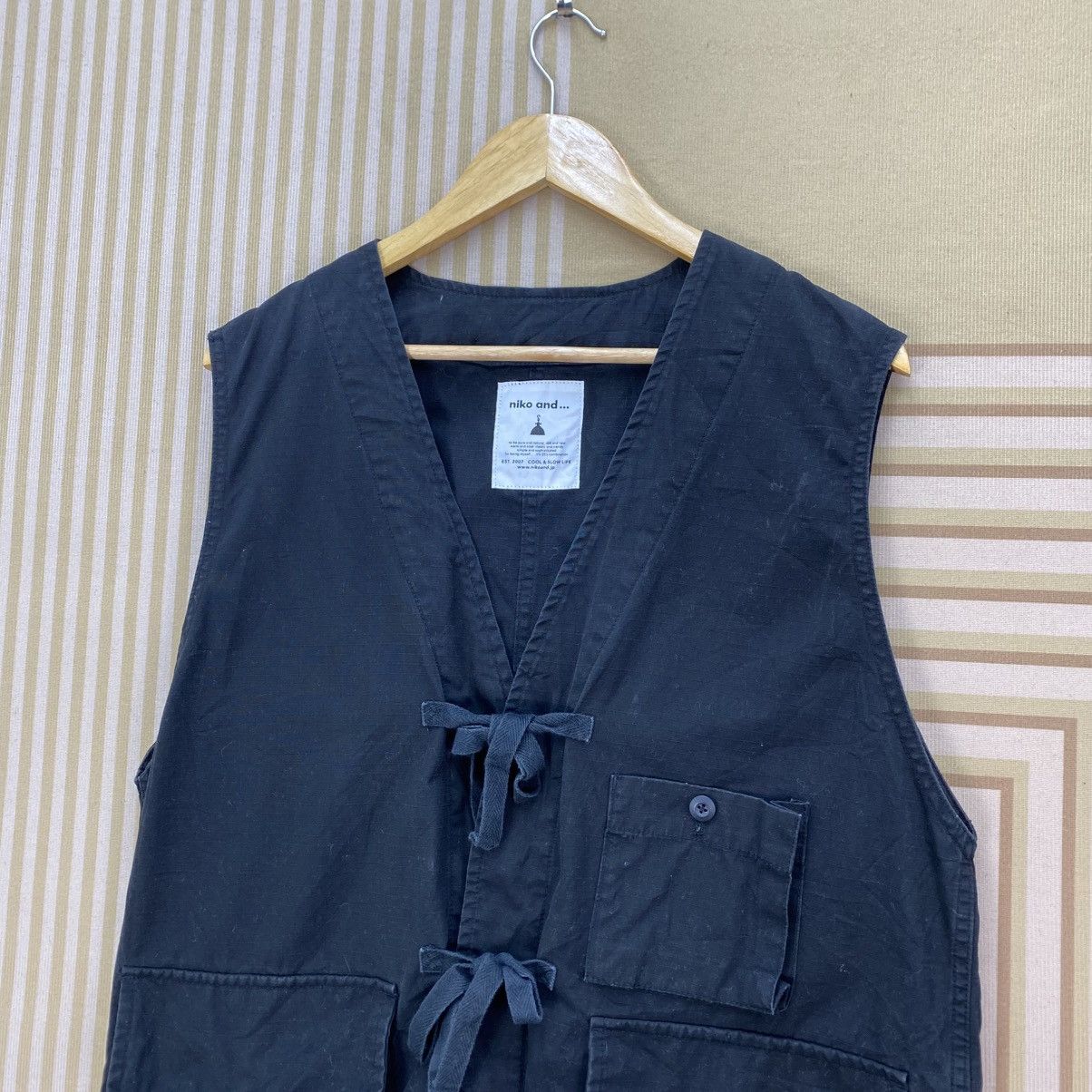 Japanese Brand 🫶Japanese Brand Niko Vest Style Utility Vest Size US M / EU 48-50 / 2 - 3 Thumbnail