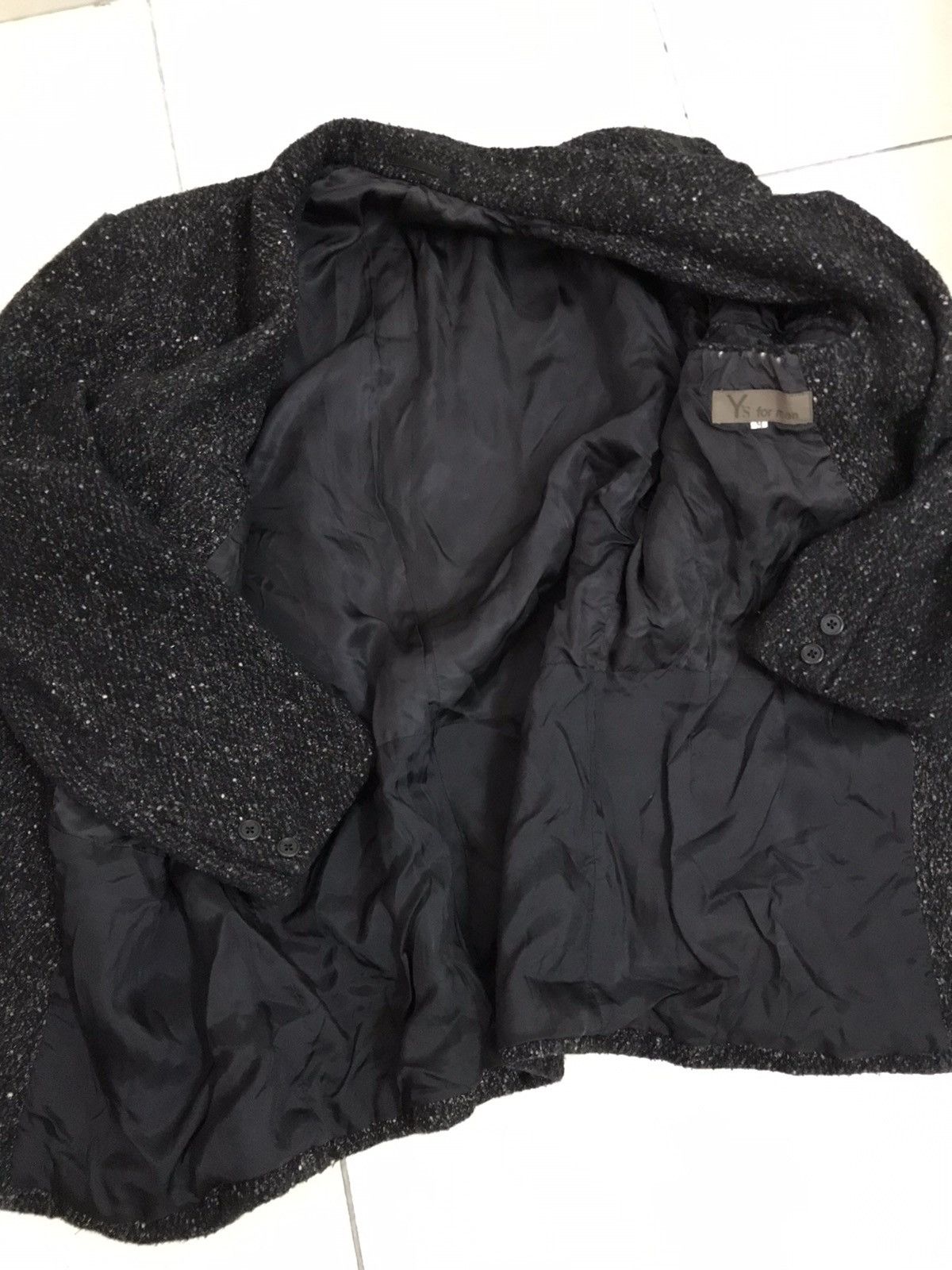 Y's for Men × Yohji Yamamoto Y’s For Men Yohji Yamamoto Wool Coat Jacket Size US M / EU 48-50 / 2 - 6 Thumbnail