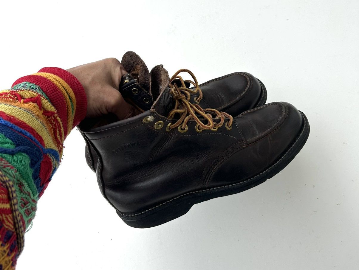 Chippewa Chippewa leather boots moc toe 90's vintage Size US 8 / EU 41 - 3 Thumbnail