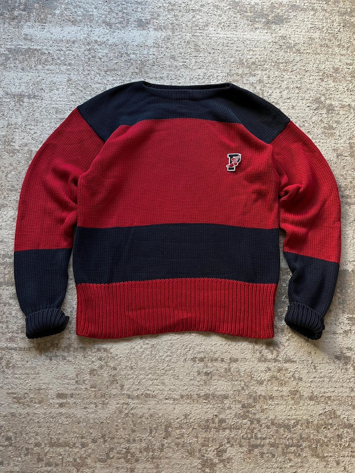 Polo Ralph Lauren OG Polo Ralph Lauren Stadium 1992 P.Wing Sweater Unique 1/1 Size US L / EU 52-54 / 3 - 1 Thumbnail