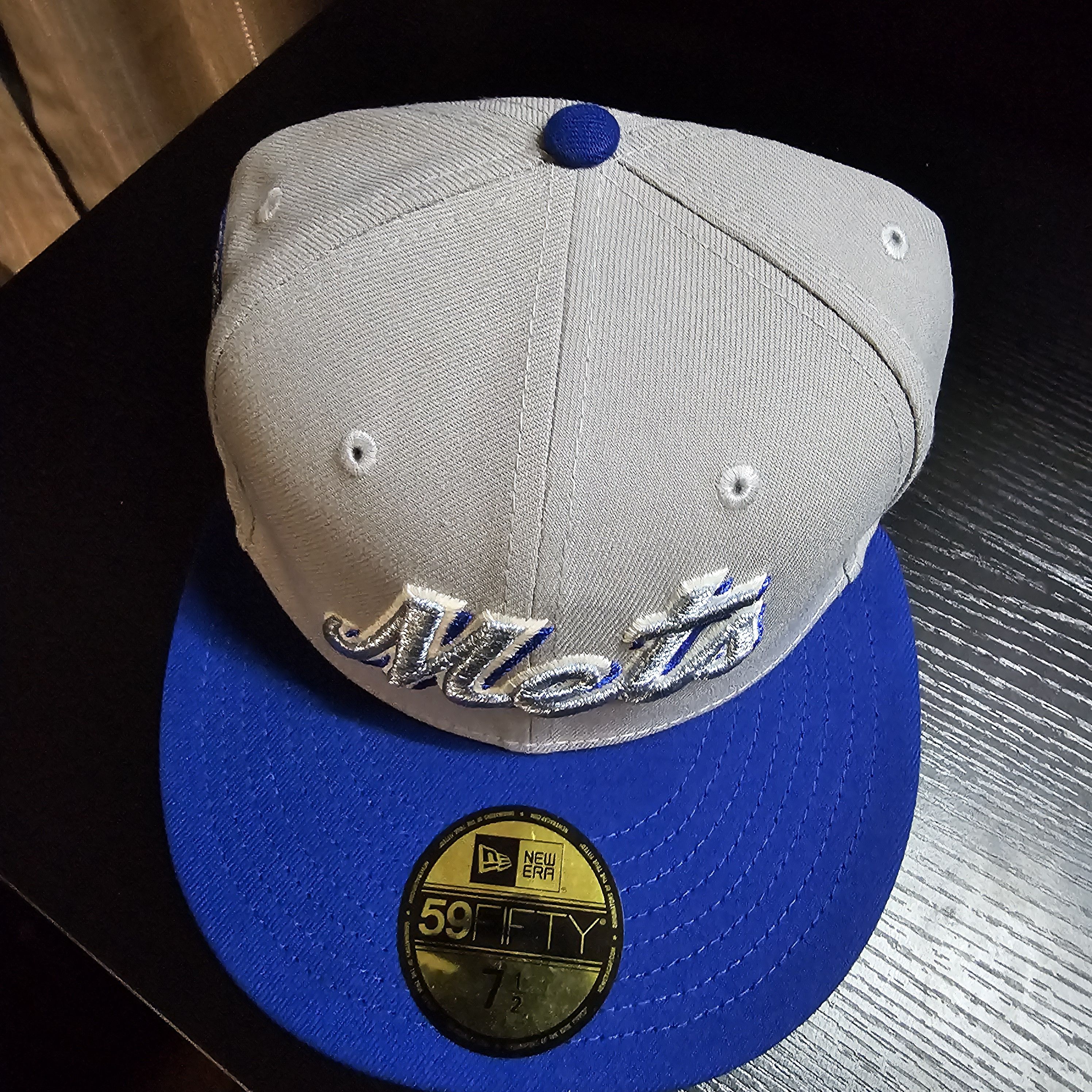 New Era Mets Cloudy Skies Metallic Stitching Size ONE SIZE - 3 Thumbnail