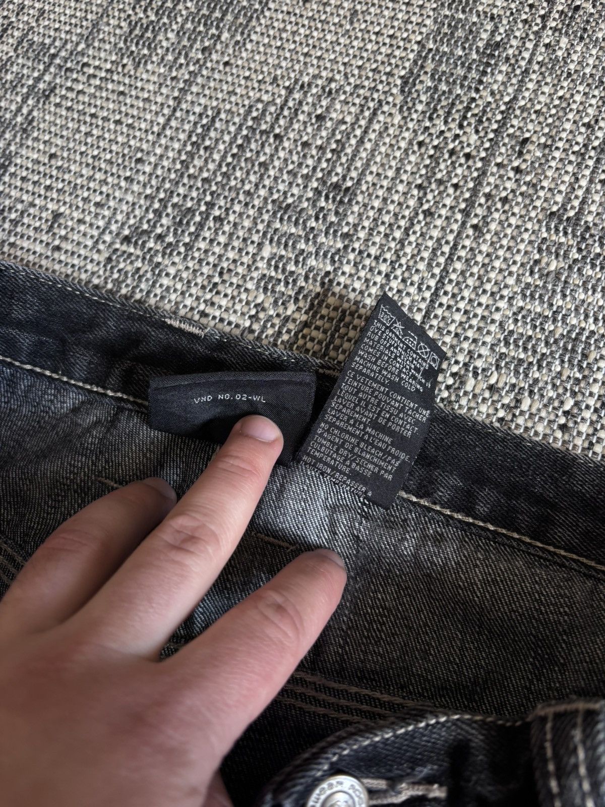 Rocawear Vintage Rocawear Sk8 Baggy Carpenter Jeans Black Faded Size US 36 / EU 52 - 9 Thumbnail