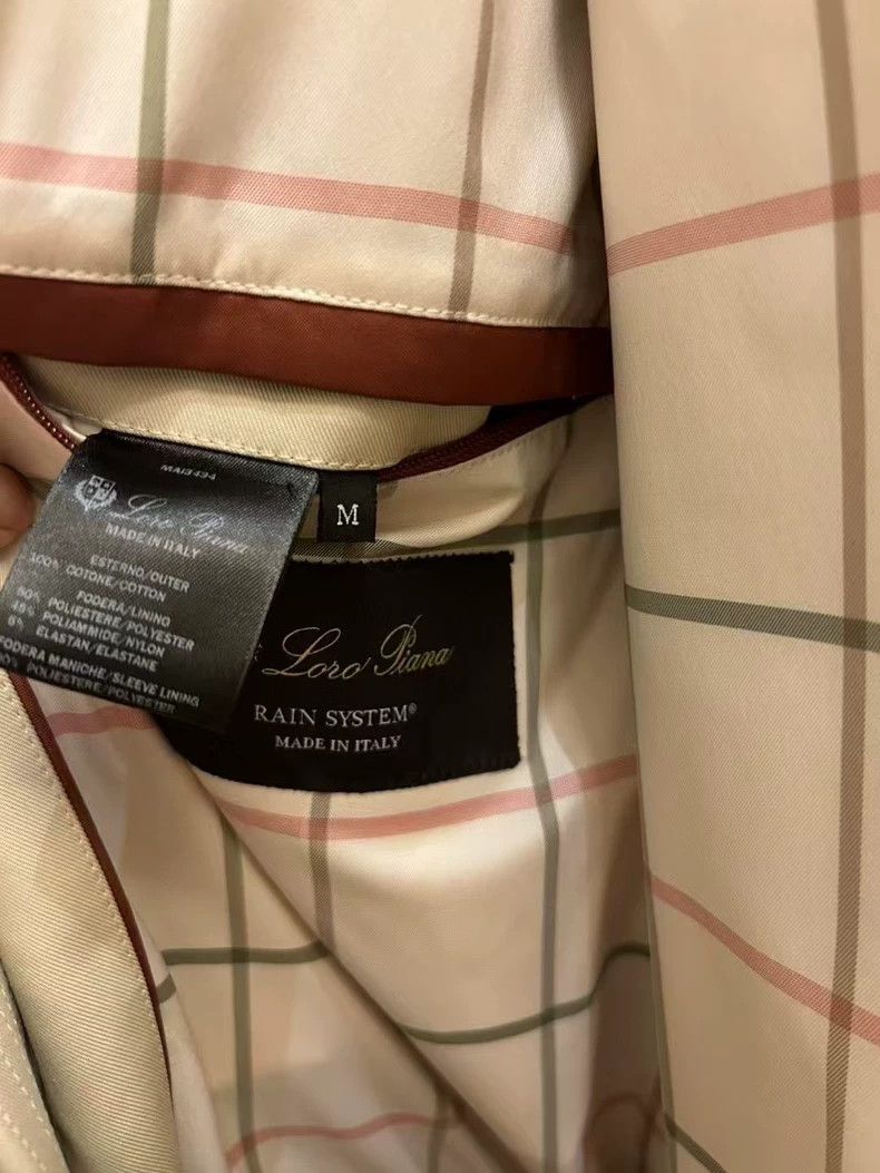 Loro Piana LORO PIANA Men's long windbreaker for rain protection Size US M / EU 48-50 / 2 - 2 Thumbnail