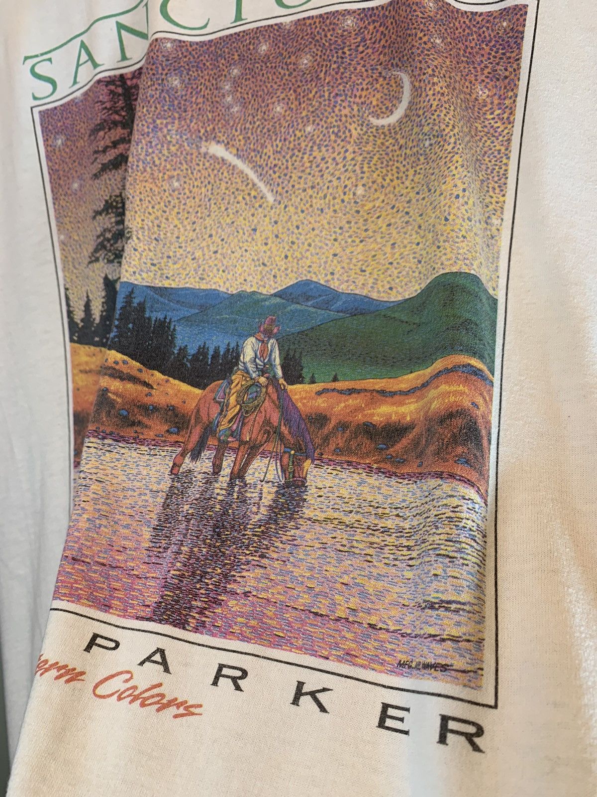 Vintage RARE* Vintage Sanctuary David Parker Art Single Stitch Shirt Size US M / EU 48-50 / 2 - 3 Thumbnail