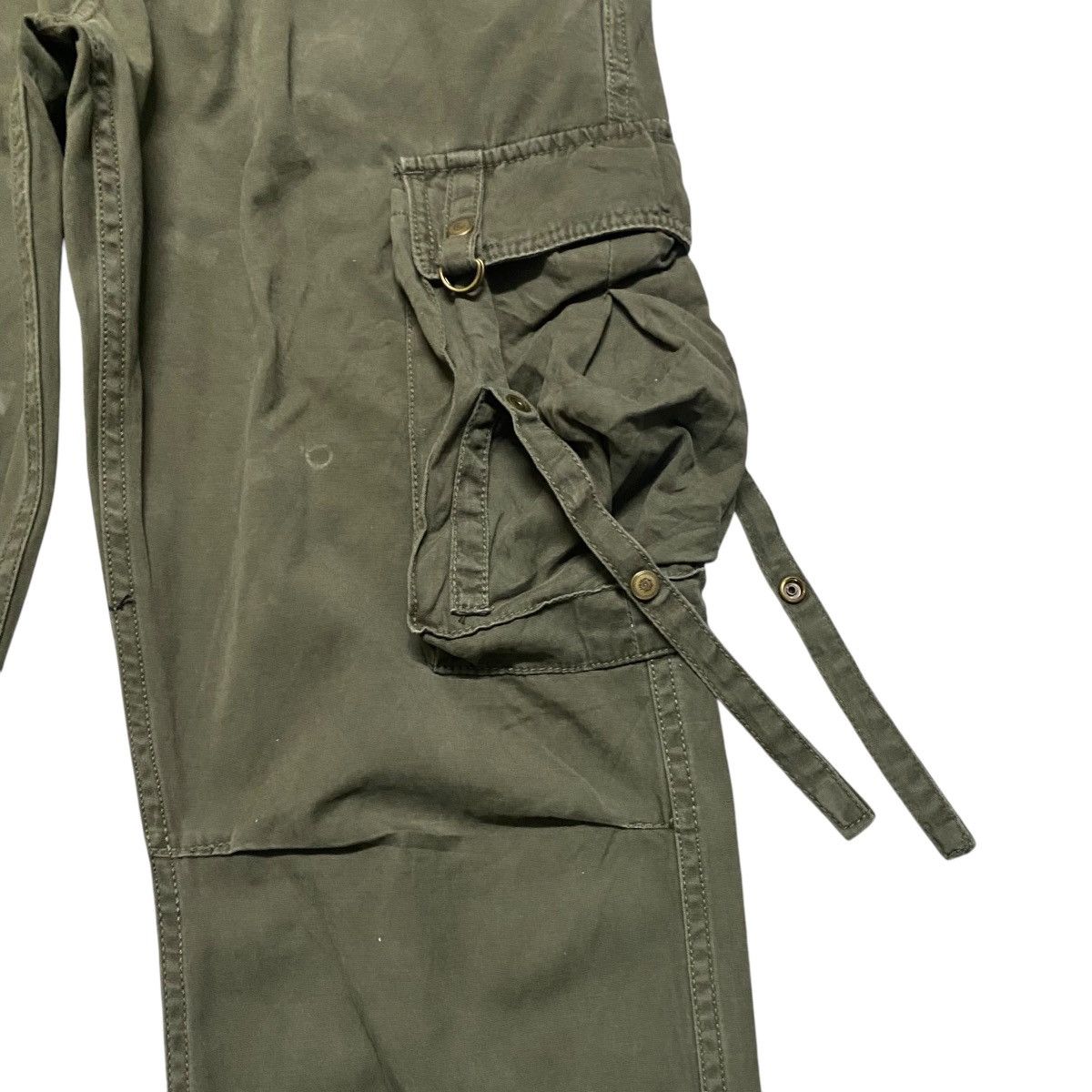 Japanese Brand DOUBLE EDGE Military Riders Cargo Pants Size US 30 / EU 46 - 7 Thumbnail