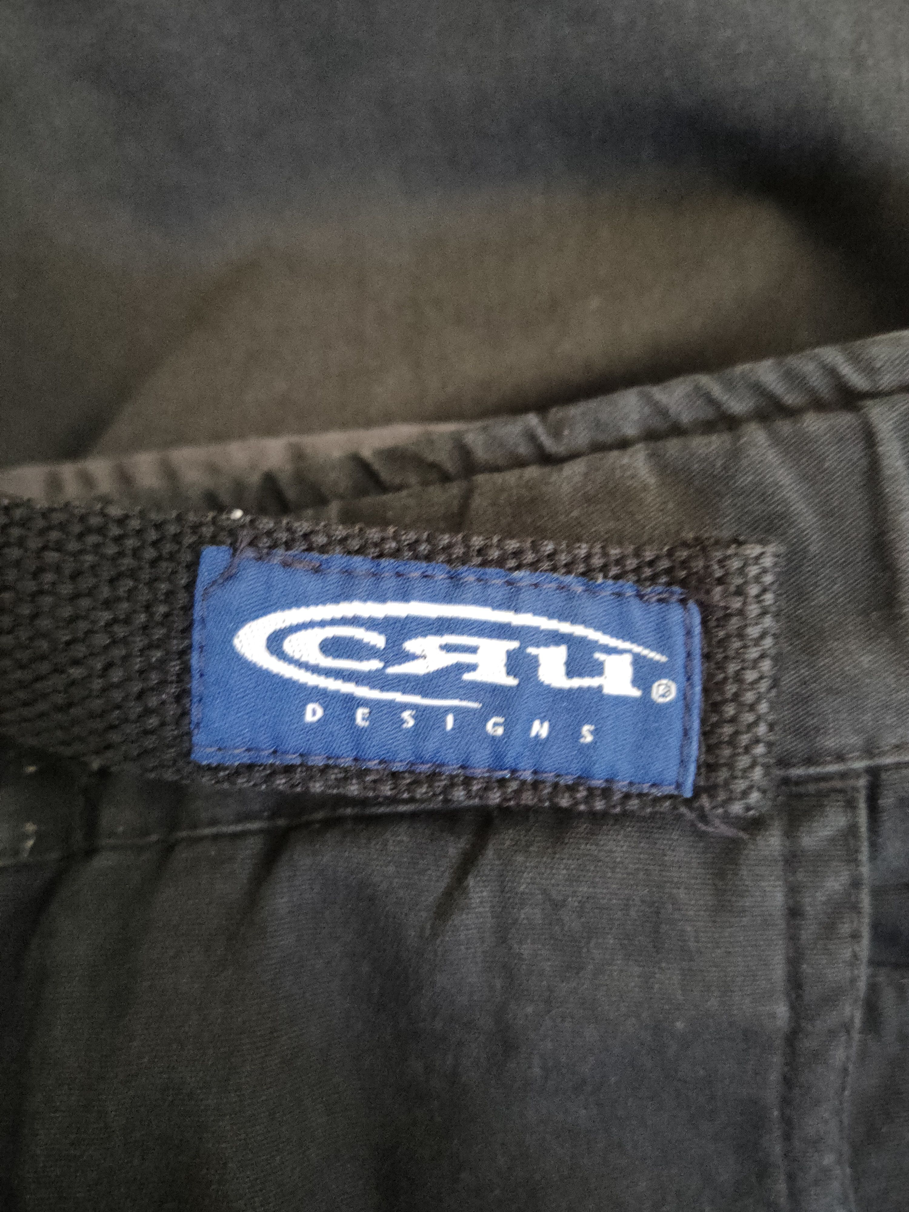 Japanese Brand DL CRU Black Multipocket Cargo Pants #2338 Size US 33 - 12 Thumbnail
