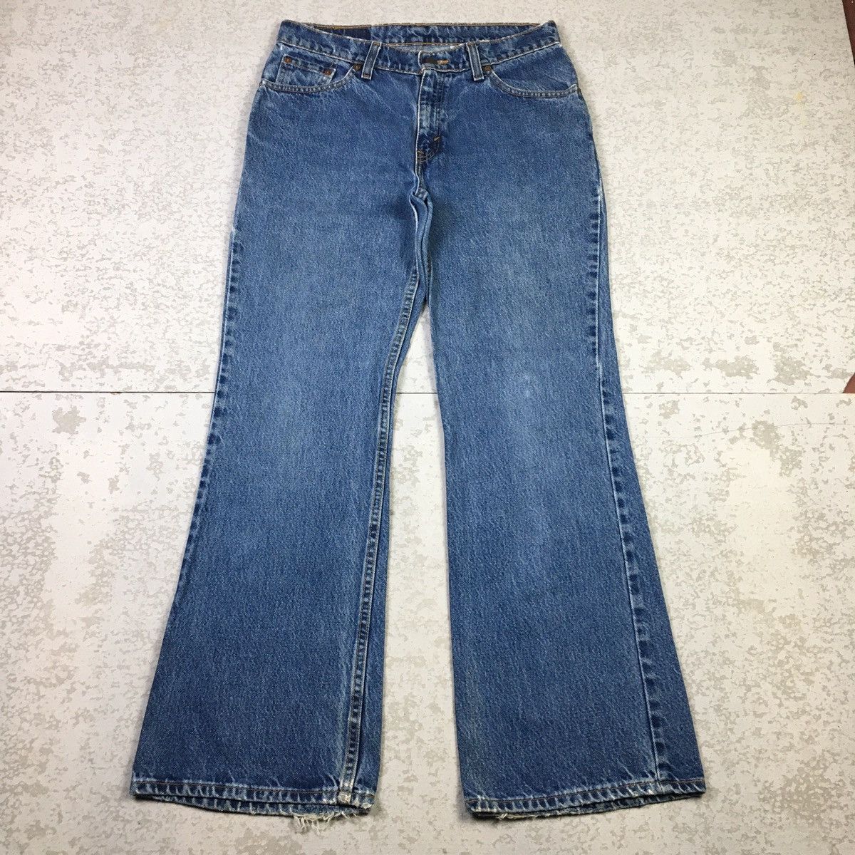 Levi's × Levi's Vintage Clothing × Vintage Flare💥Vintage 90s Levis 519 Low Rise Jeans Size US 30 / EU 46 - 2 Thumbnail