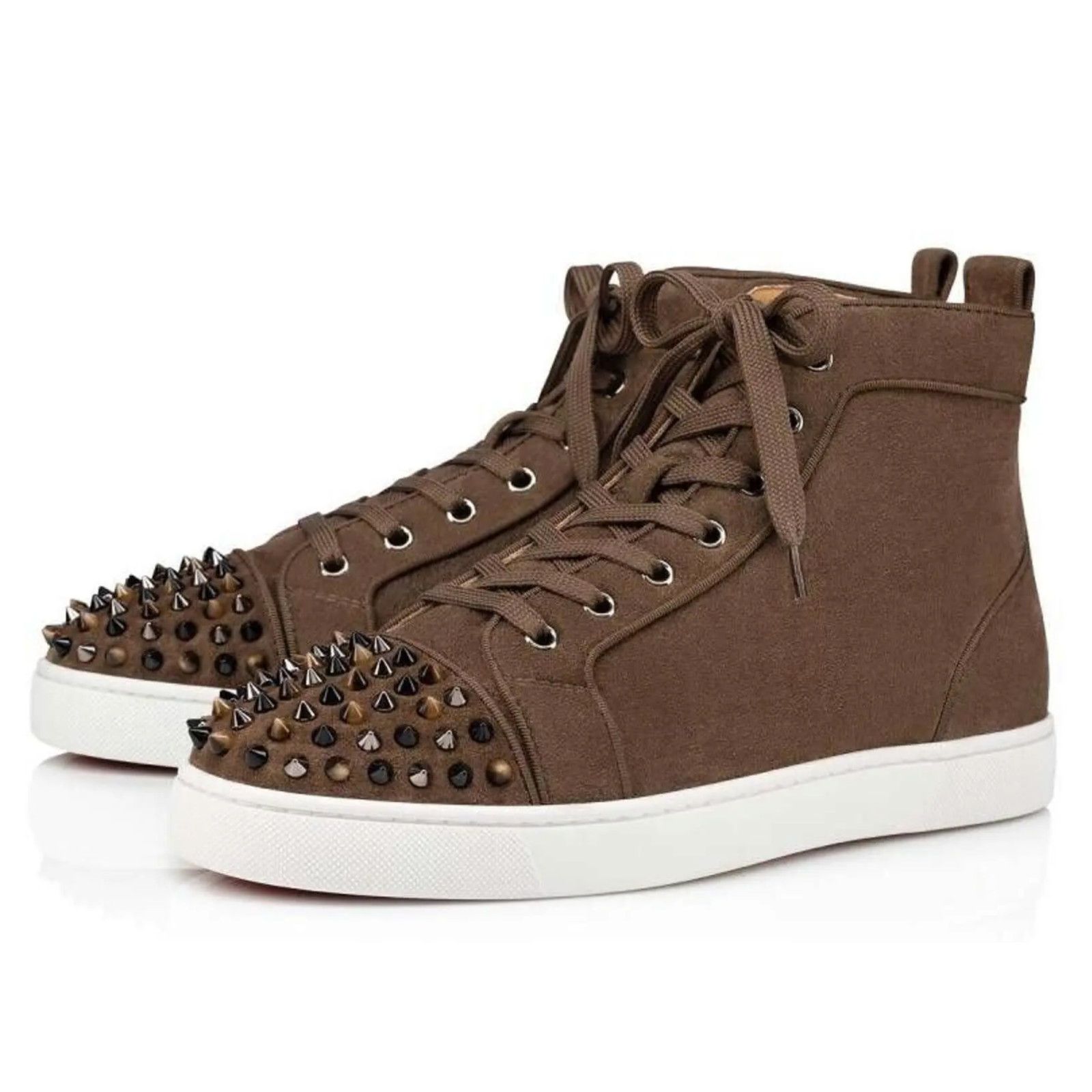 Christian Louboutin Christian Louboutin Lou Spikes Orlato Silex High Top Sneaker Size US 10.5 / EU 43-44 - 1 Thumbnail