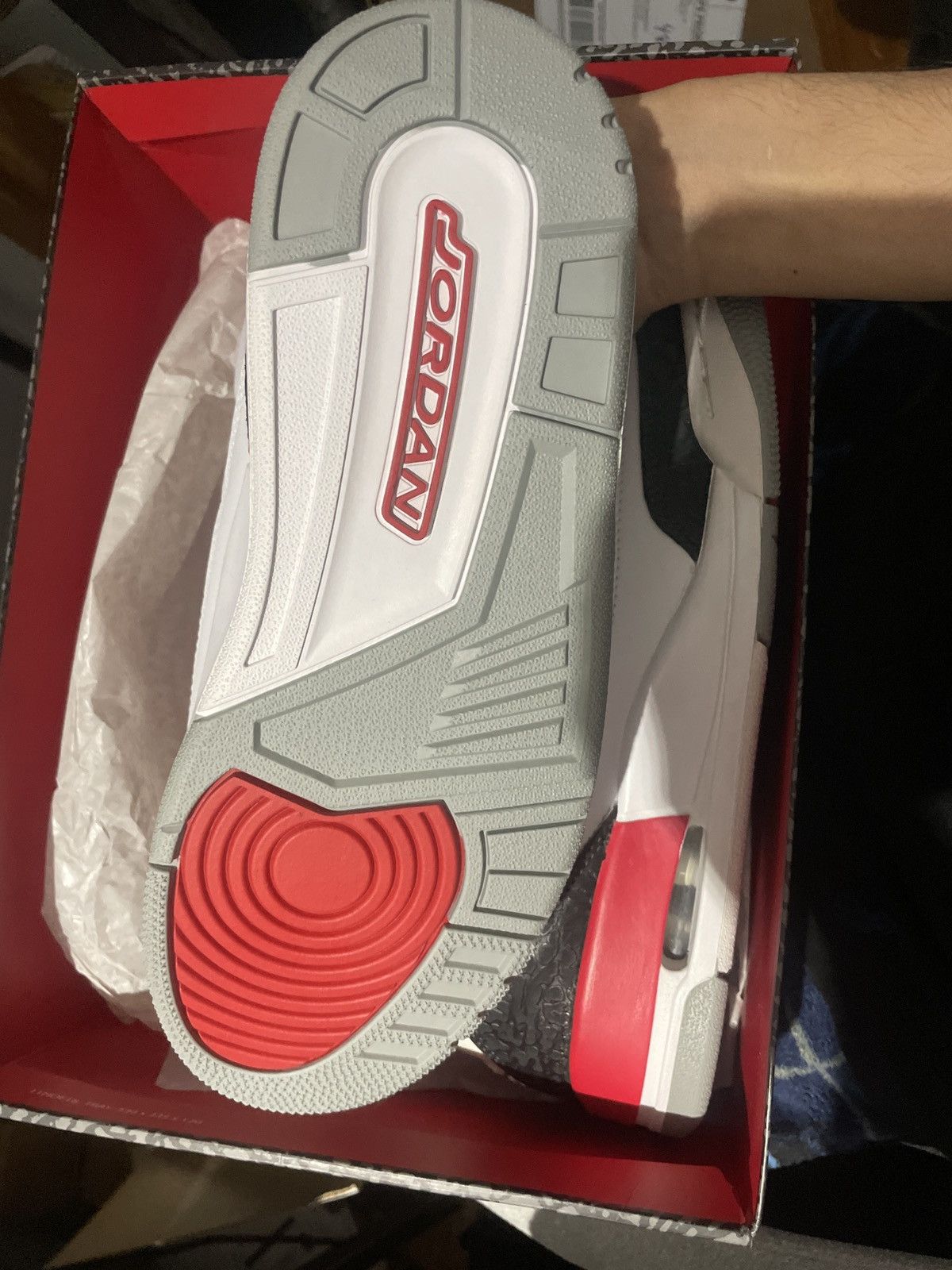 Jordan Brand 2013 fire red 3s retro Size US 8 / EU 41 - 6 Thumbnail