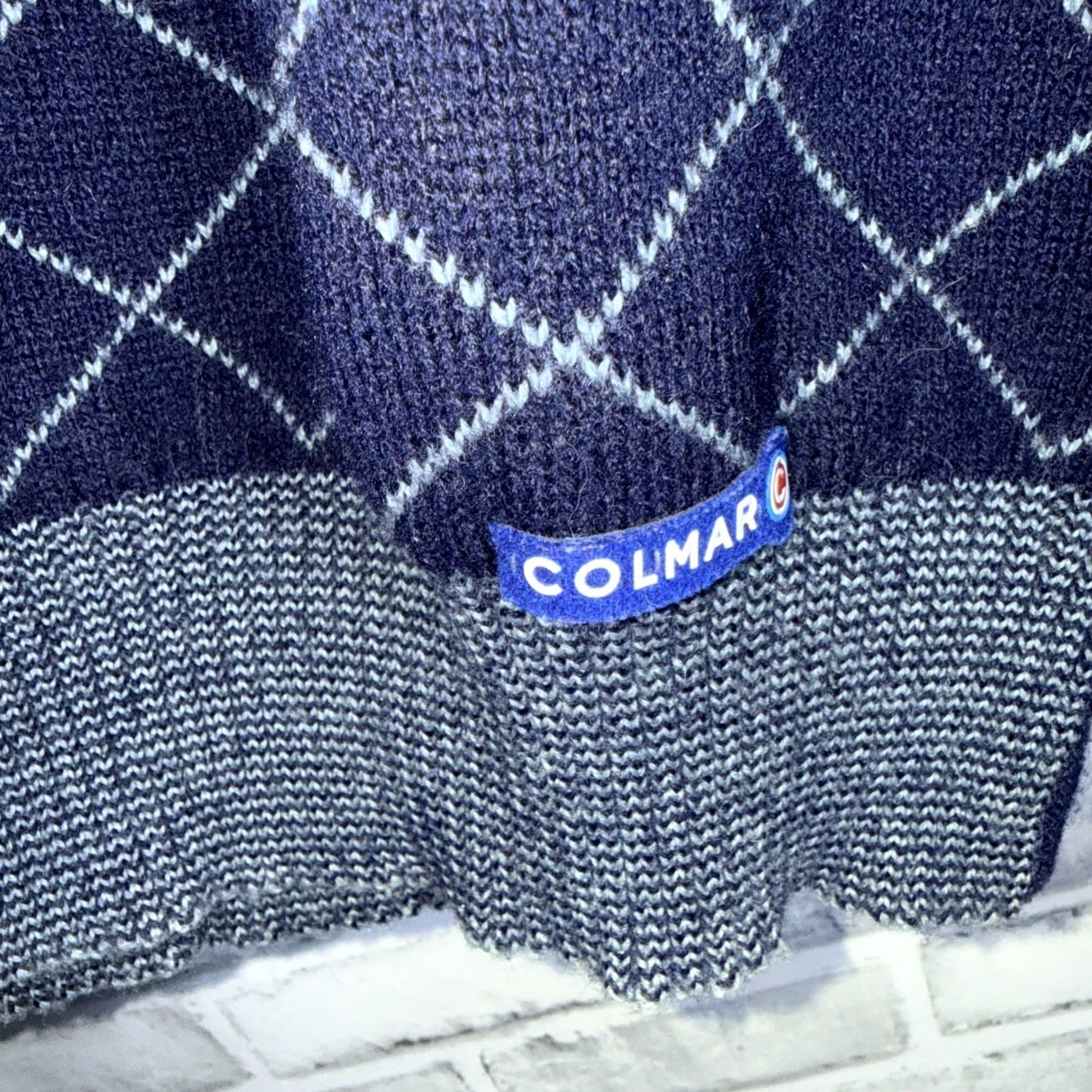Colmar VINTAGE Colmar Blue WOOL Reversable Sweater Mens Size XL Size US XL / EU 56 / 4 - 3 Thumbnail