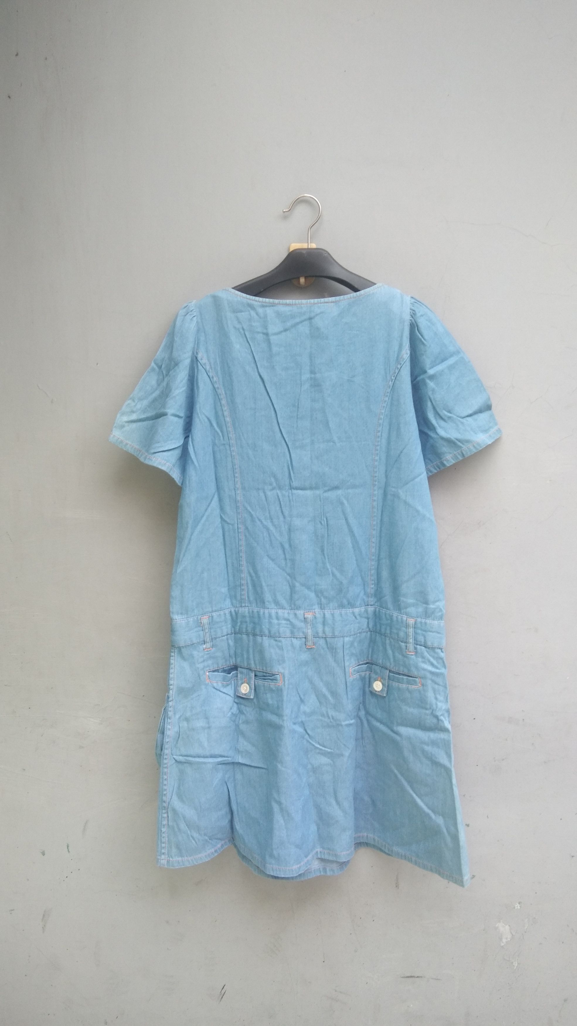 Issey Miyake × Sunao Kuwahara × Vintage Sunao kuwahara pocket blue dress Size M / US 6-8 / IT 42-44 - 7 Thumbnail