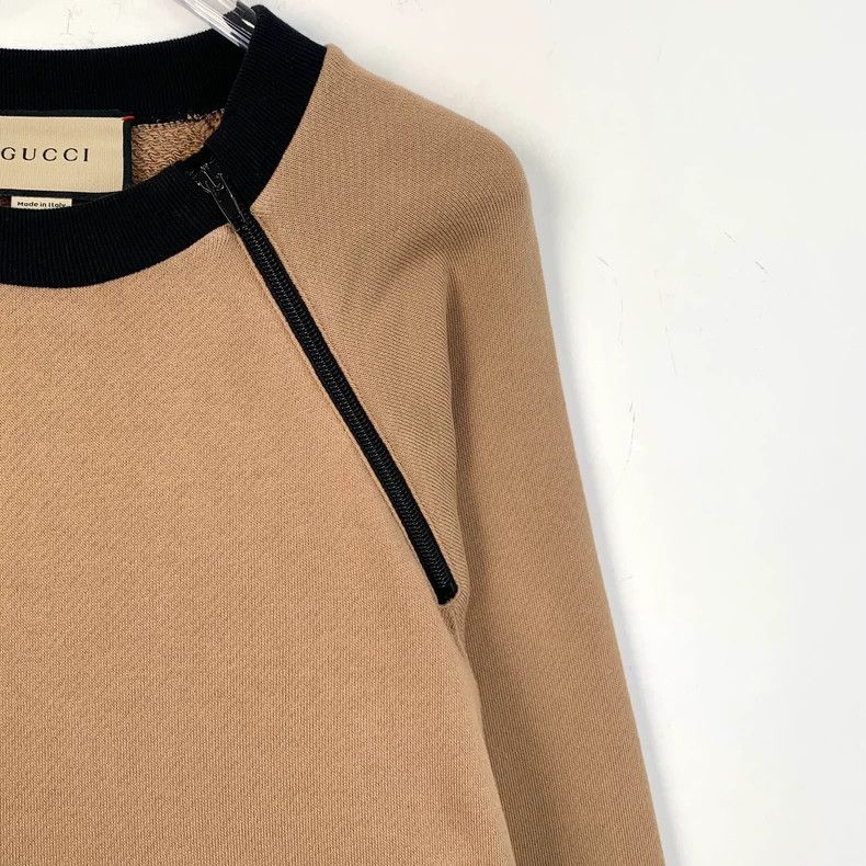 Gucci Gucci Brown logo embroidered cotton round-neck long-sleeved Size US XS / EU 42 / 0 - 3 Thumbnail