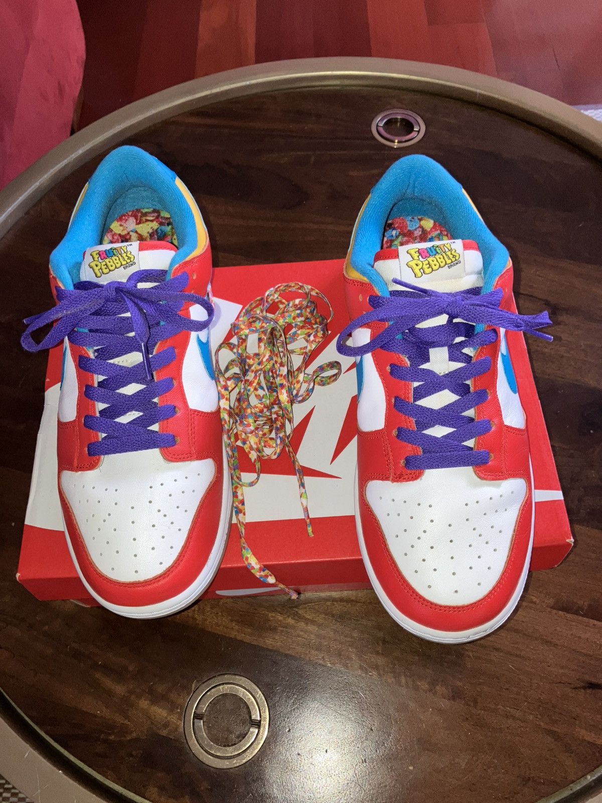 Nike Nike Dunk Low QS LeBron x Fruity Pebbles DH8009-600  display picture 1