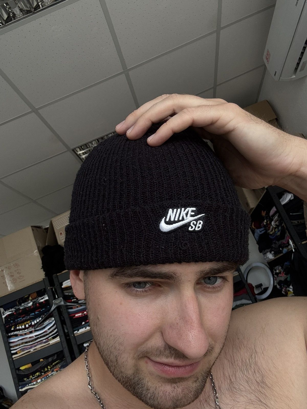Nike SB Nike SB Black beanie Size ONE SIZE - 8 Thumbnail