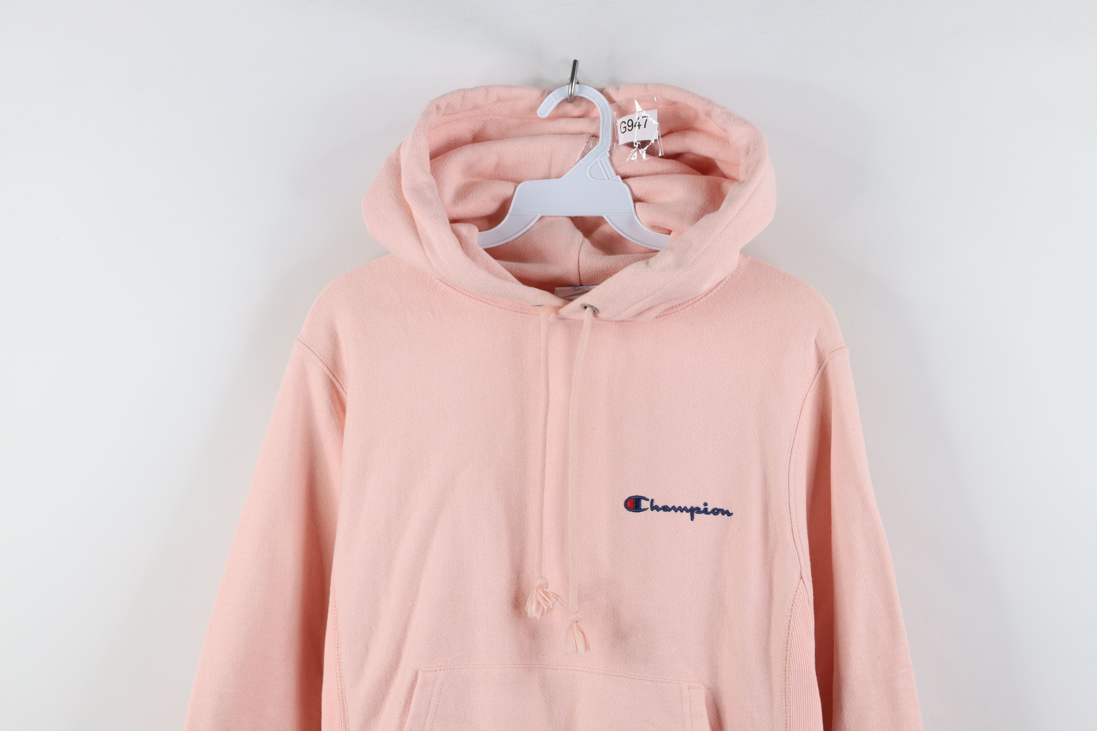 Champion Vintage Y2K Champion Reverse Weave Heavyweight Hoodie Pink Size XS / US 0-2 / IT 36-38 - 2 Thumbnail