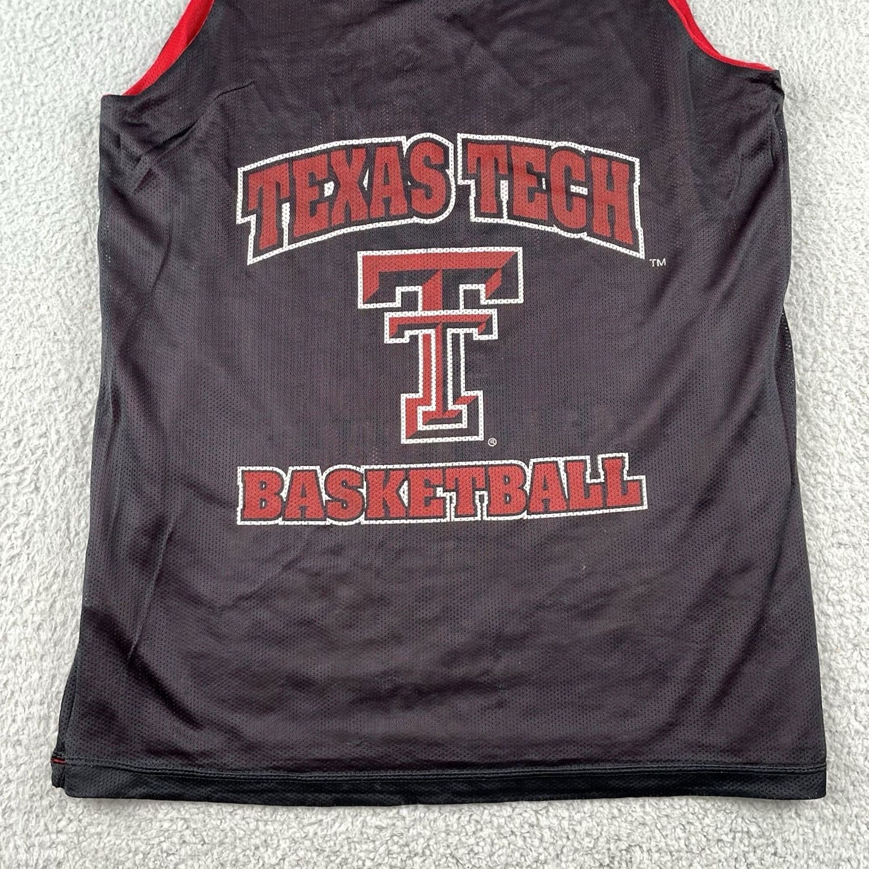 Vintage VINTAGE Texas Tech Reversible Red & Black Basketball Jersey Shirt Large Lightweight Size US L / EU 52-54 / 3 - 7 Thumbnail