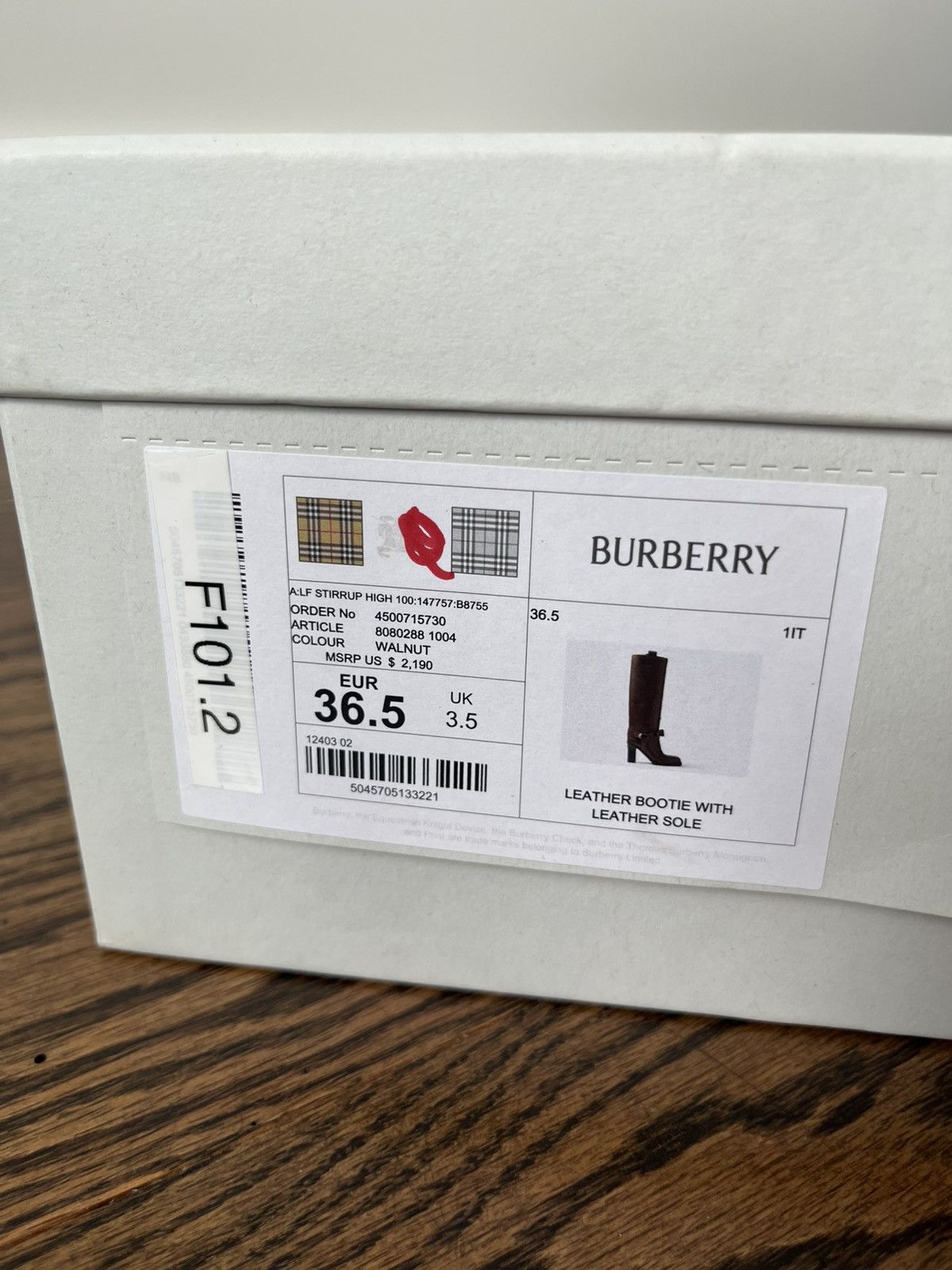 Burberry Burberry Leather Strirrup High Boots Size US 6.5 / IT 36.5 - 14 Thumbnail