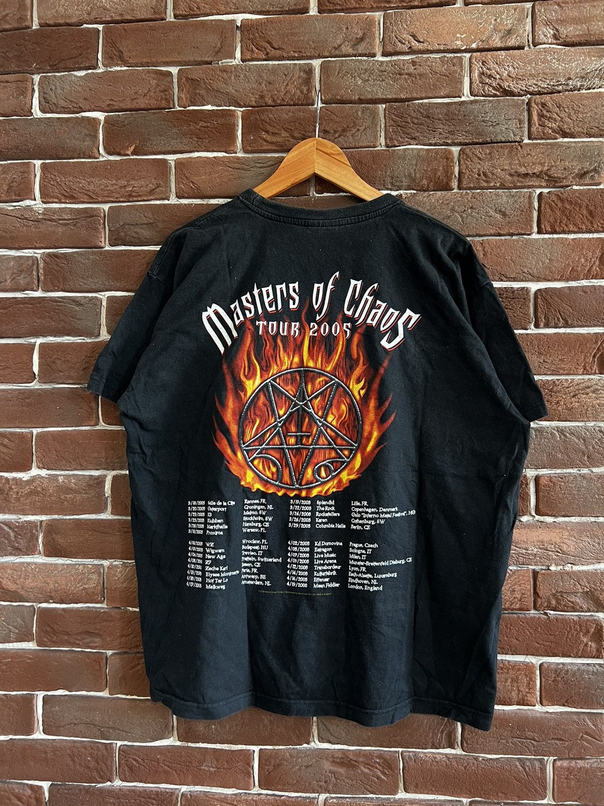 Band Tees Rare Vintage 00s Morbid Angel Domination Metal Band Tshirt Size US XL / EU 56 / 4 - 2 Thumbnail